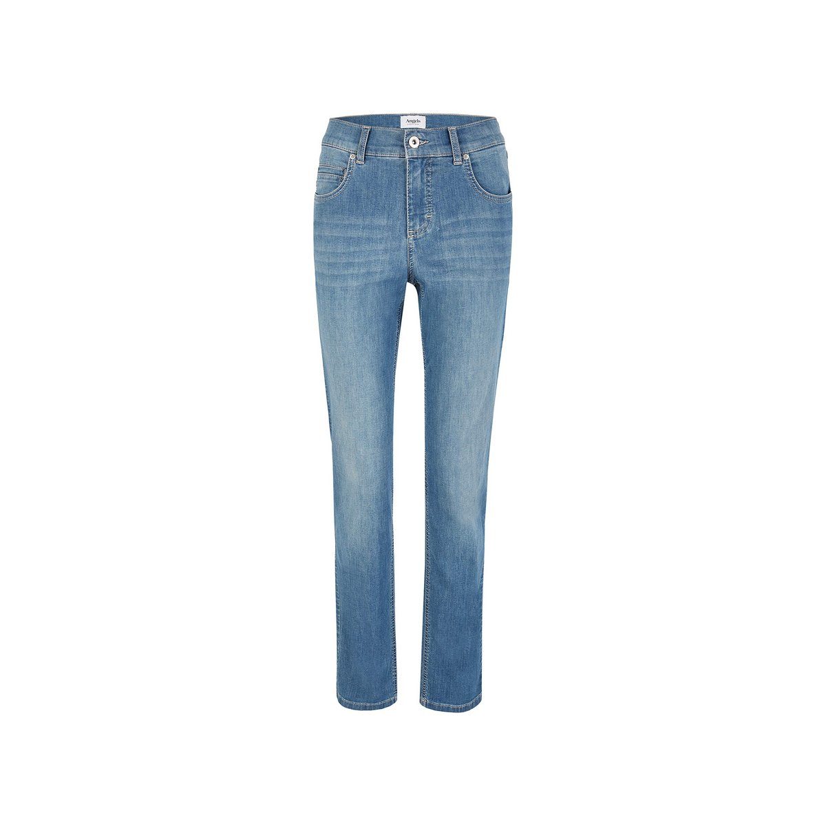 regular 5-Pocket-Jeans ANGELS blau (1-tlg)