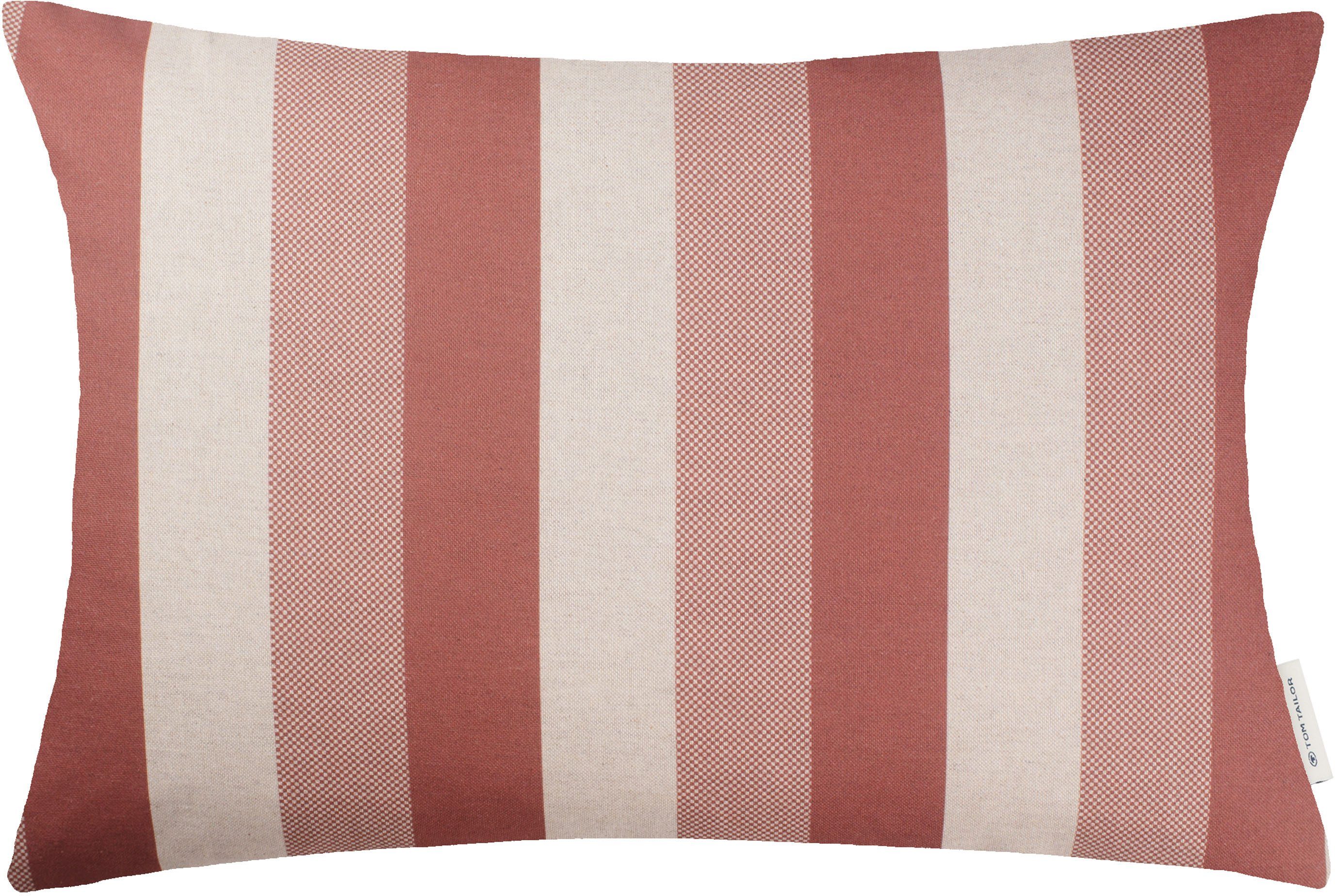 TOM TAILOR HOME Dekokissen Checked Stripe