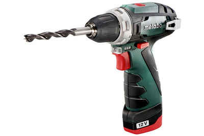 metabo Akku-Bohrschrauber Metabo Akku-Bohrschrauber PowerMaxx BS (600079500), 12V V, max. 1400,00 U/min