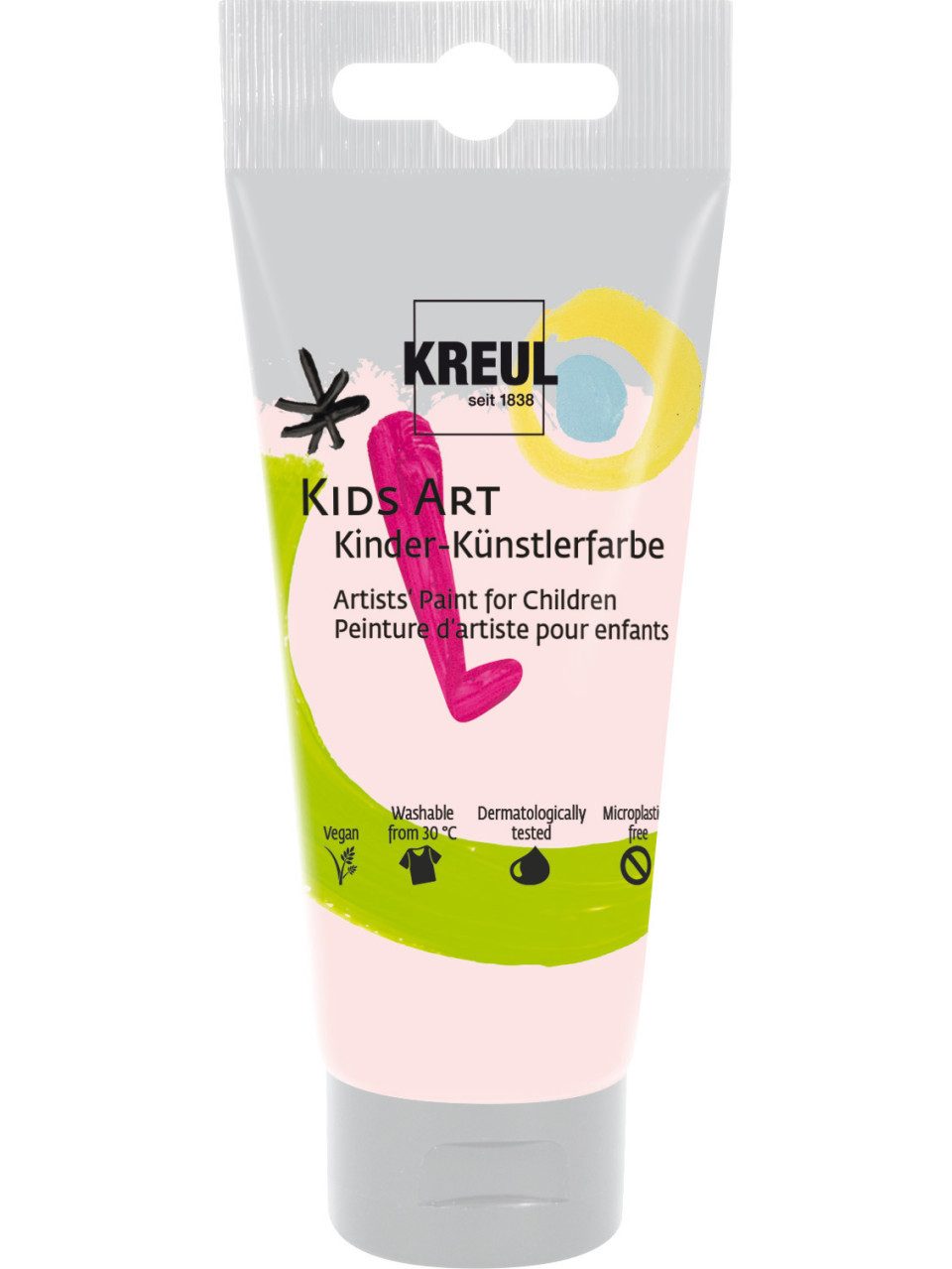 Kreul Kinderfarbe Kreul Kids Art Kinder-Künstlerfarbe pastellrosa 75