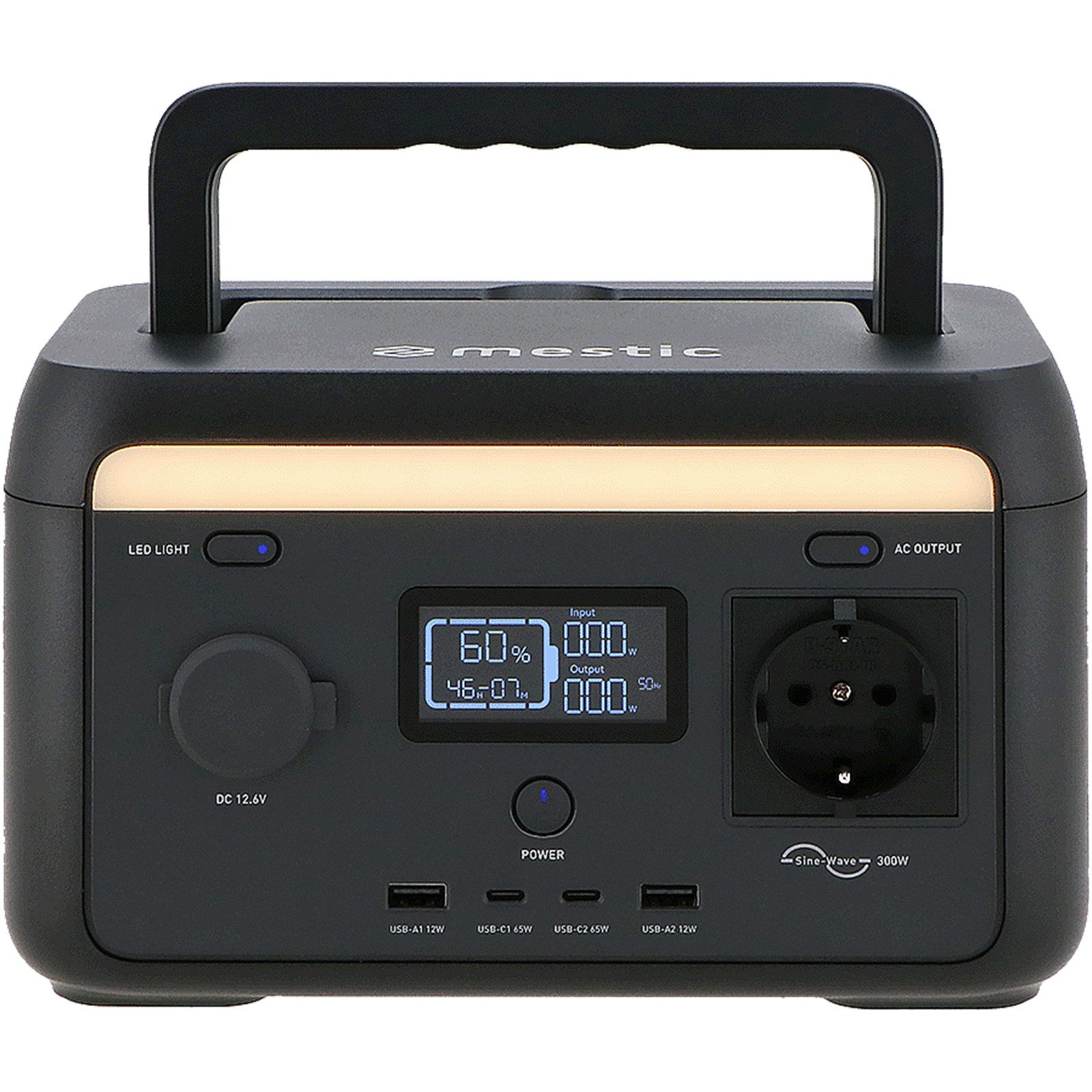 Stromerzeuger Tragbare Powerstation MPS-300 Camping