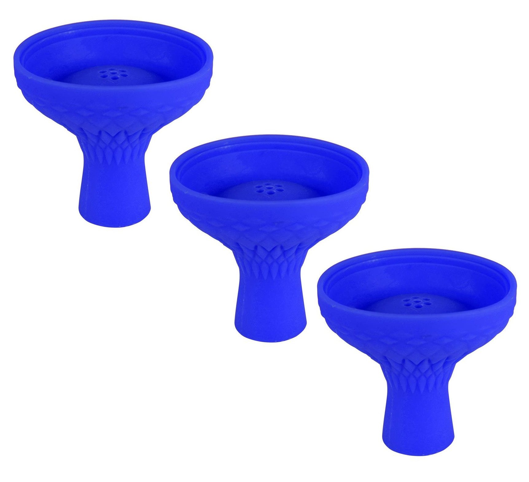 BAYLI Anzündkamin 3er Set - XL Shisha Kopf aus Silikon, Silikonkopf für Kaminaufsatz