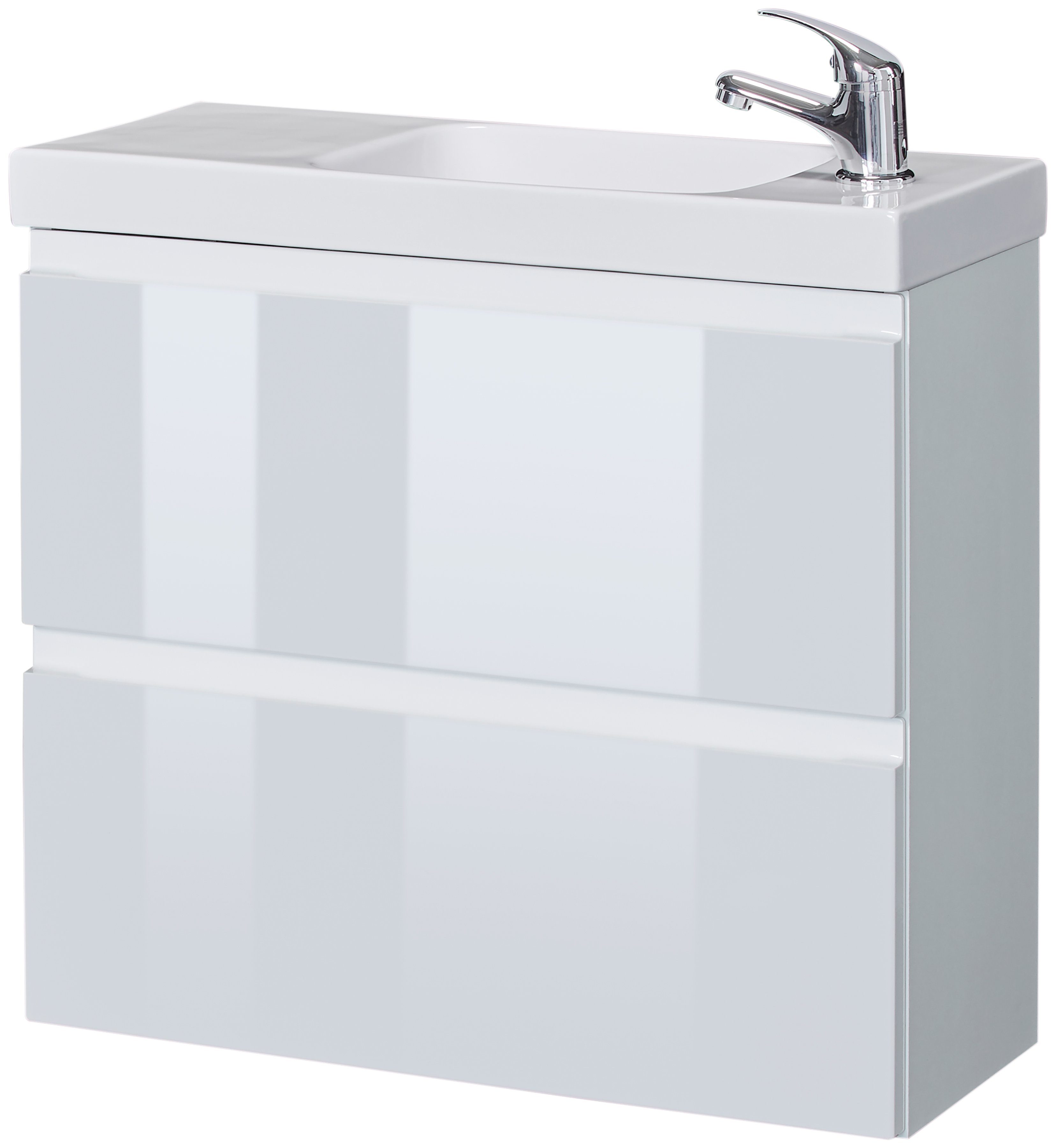 welltime Waschtisch Barcelona, Badmöbel mit reduzierter Tiefe, Breite 60 cm günstig online kaufen