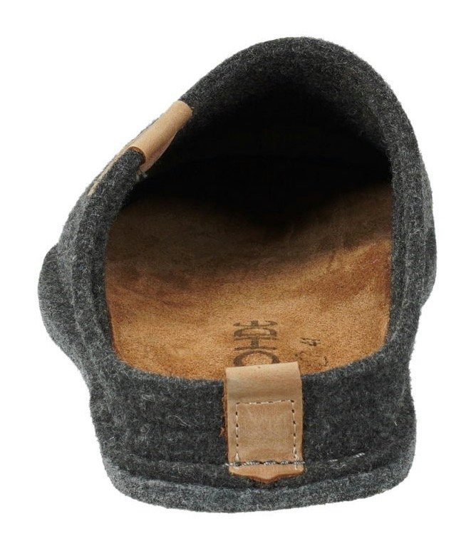 Rohde LUCCA-H Pantoffel mit herausnehmbarer Leder-Innensohle, Weite G