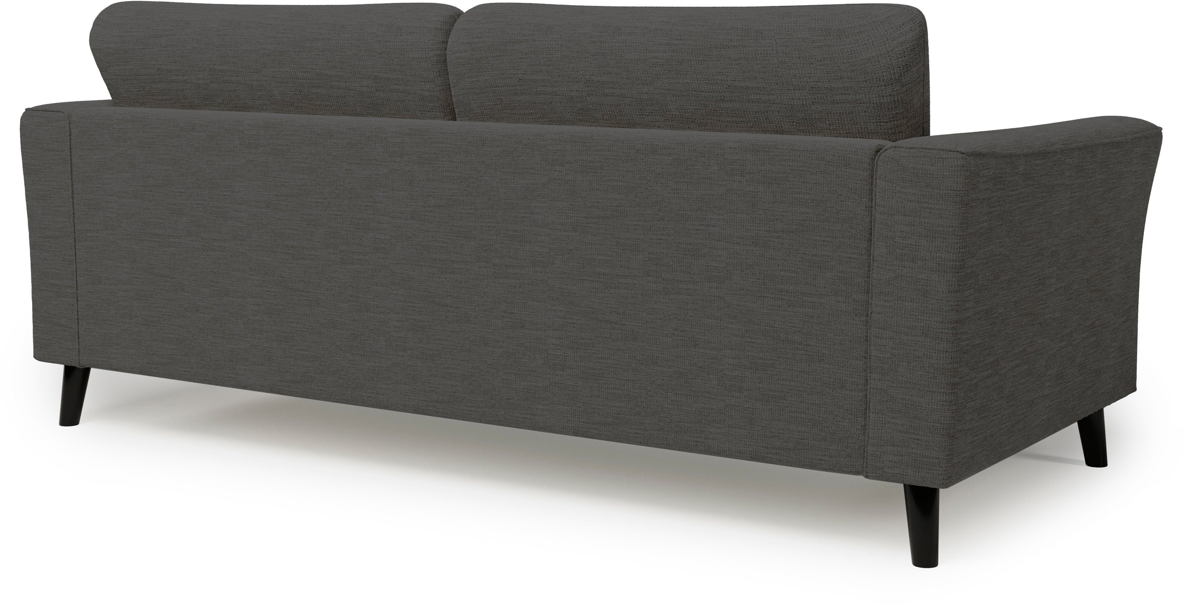 Home affaire 3-Sitzer extra Sitzkomfort weicher Gröde, grey