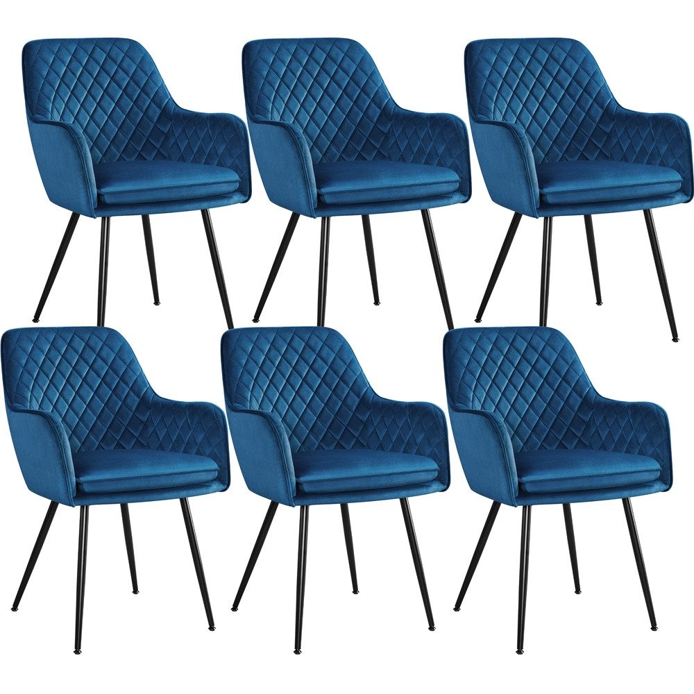 Yaheetech Esszimmerstuhl Küchenstühle (6 St), Stuhl-Set günstig online kaufen