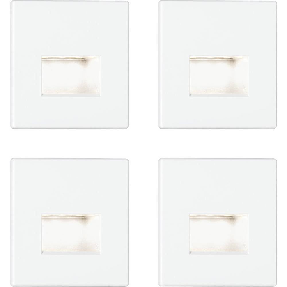 Paulmann LED Einbauleuchte 41309 41309 LED-Wandeinbauleuchte 4er Set LED LED Weiß (matt)