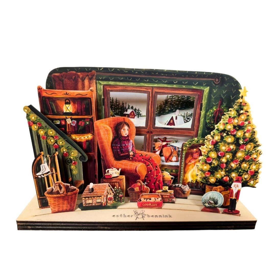 suebidou Adventskalender Cosy UP 3D Adventskalender für eine gemütliche Adventszeit, nachhaltig, kreativ