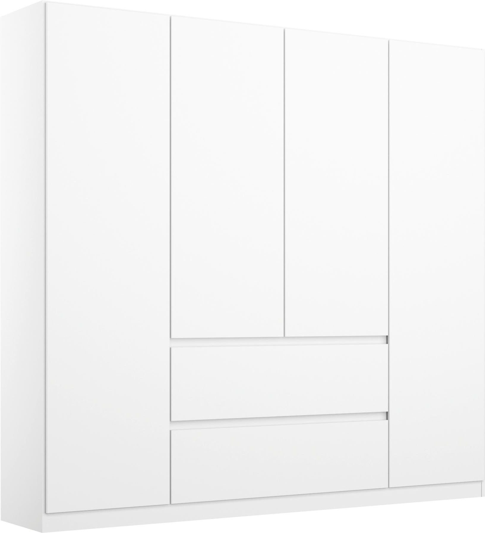 Schrank-Set Kleiderschrank Schrank Garderobe Wäscheschrank Ankleide NIDDA