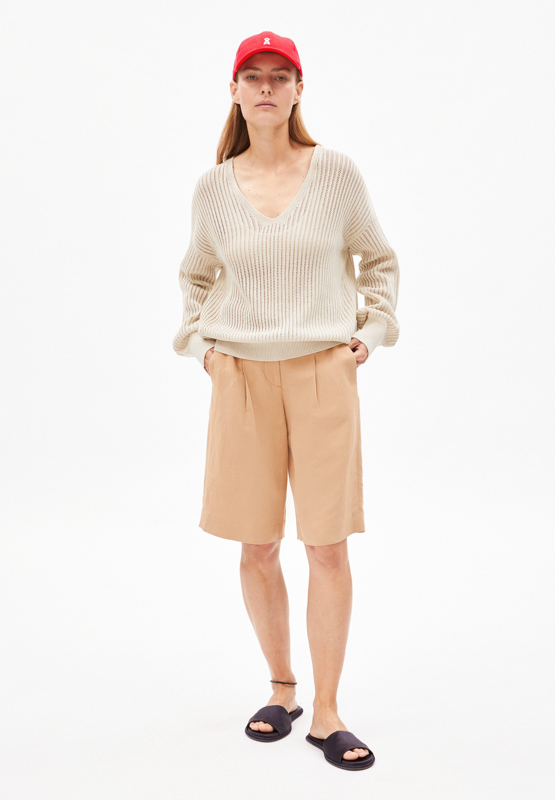 Armedangels Strickpullover LINEN BLEND KNIT SWEATER günstig online kaufen