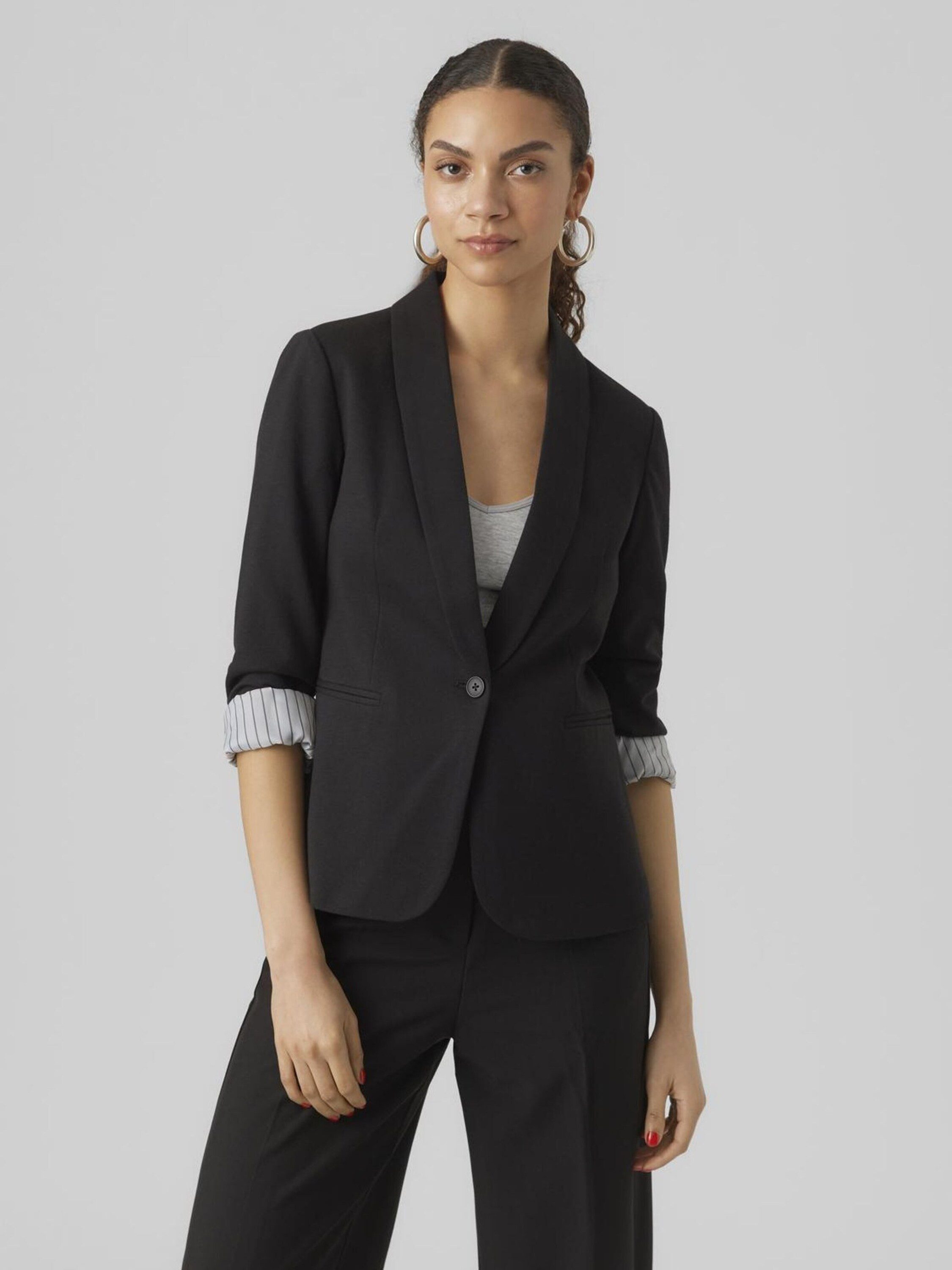 Vero Moda Kurzblazer (1-tlg) Plain/ohne Details günstig online kaufen