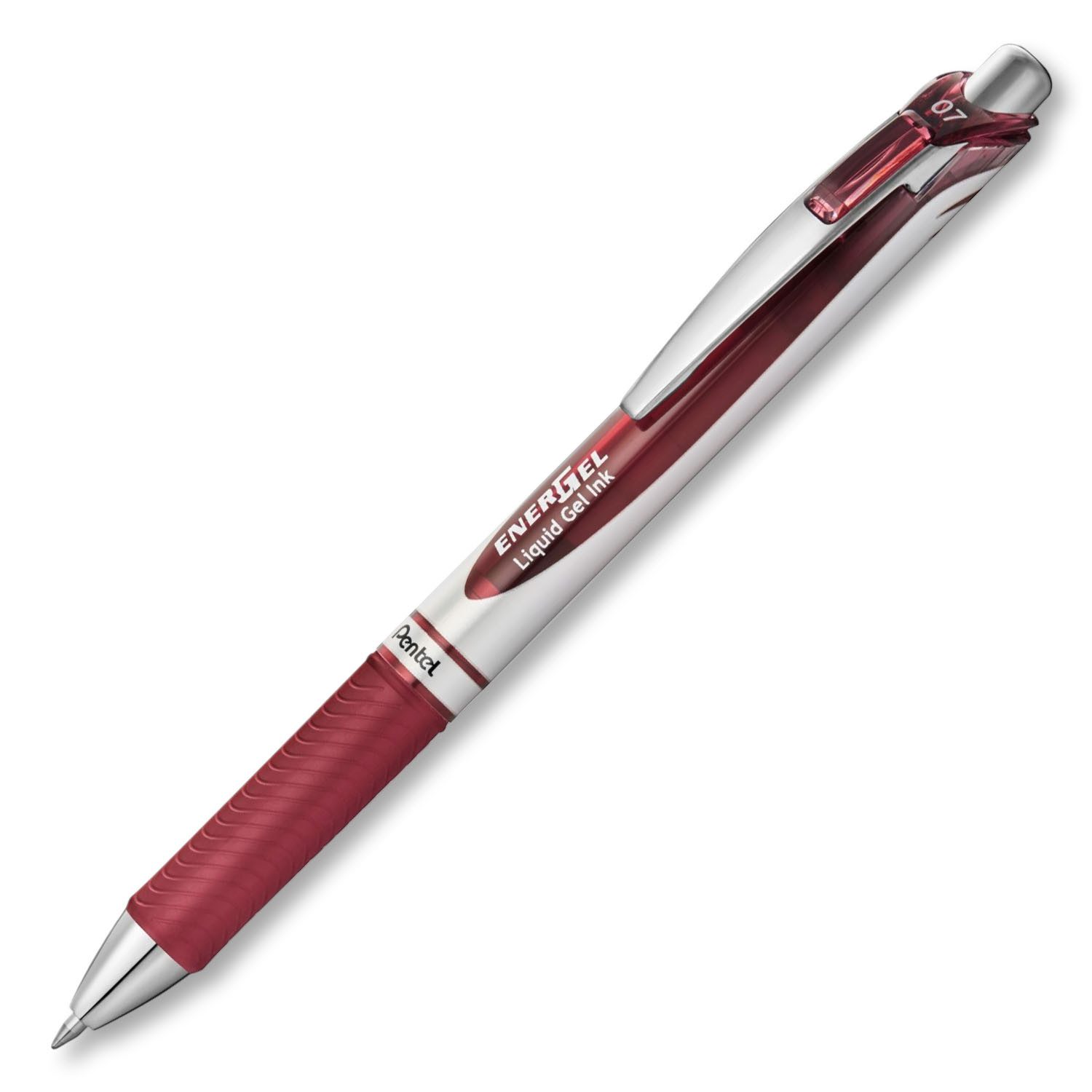 PENTEL Gelschreiber 1x PENTEL EnerGel Gelschreiber BL77 medium Schreibfarbe BURGUND