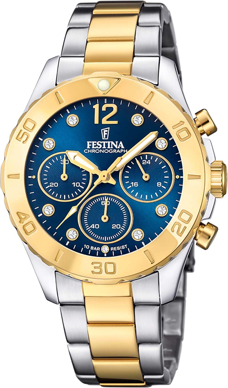 Festina Chronograph Boyfriend Collection F20604/3, Armbanduhr, Quarzuhr, Da günstig online kaufen
