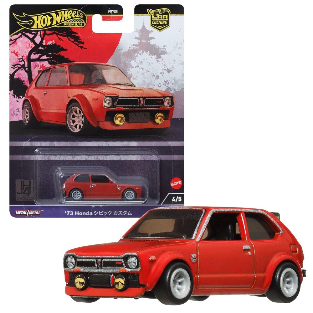 Hot Wheels Spielzeug-Rennwagen Honda Civic 1973 HRV85 Hot Wheels Car Cultur günstig online kaufen