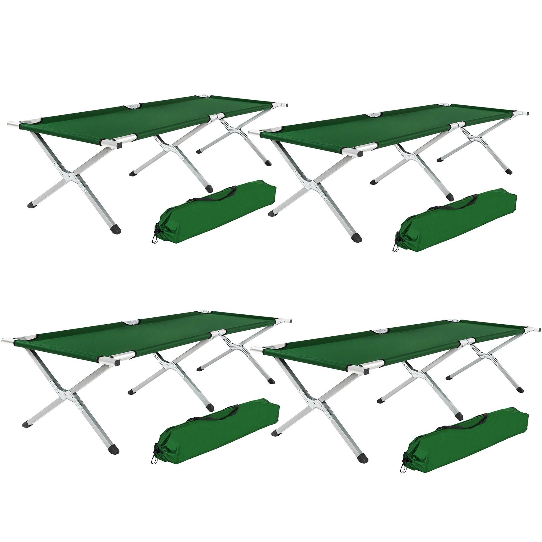 tectake Feldbett 4er Set Feldbett (4er günstig online kaufen