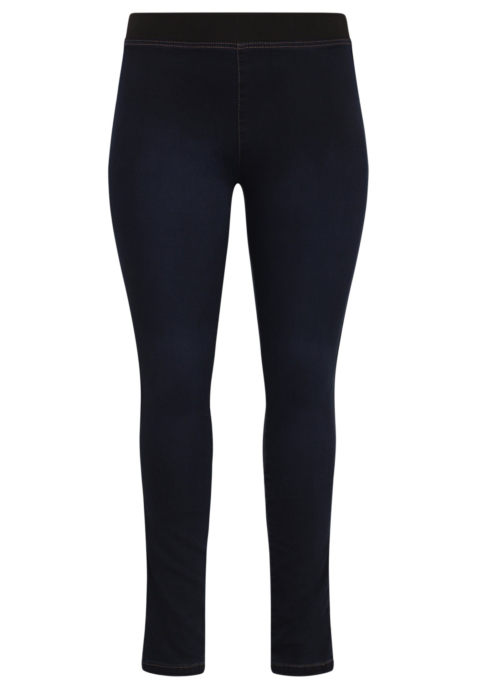 Yoek High-waist-Jeans Große Größen dark indigo