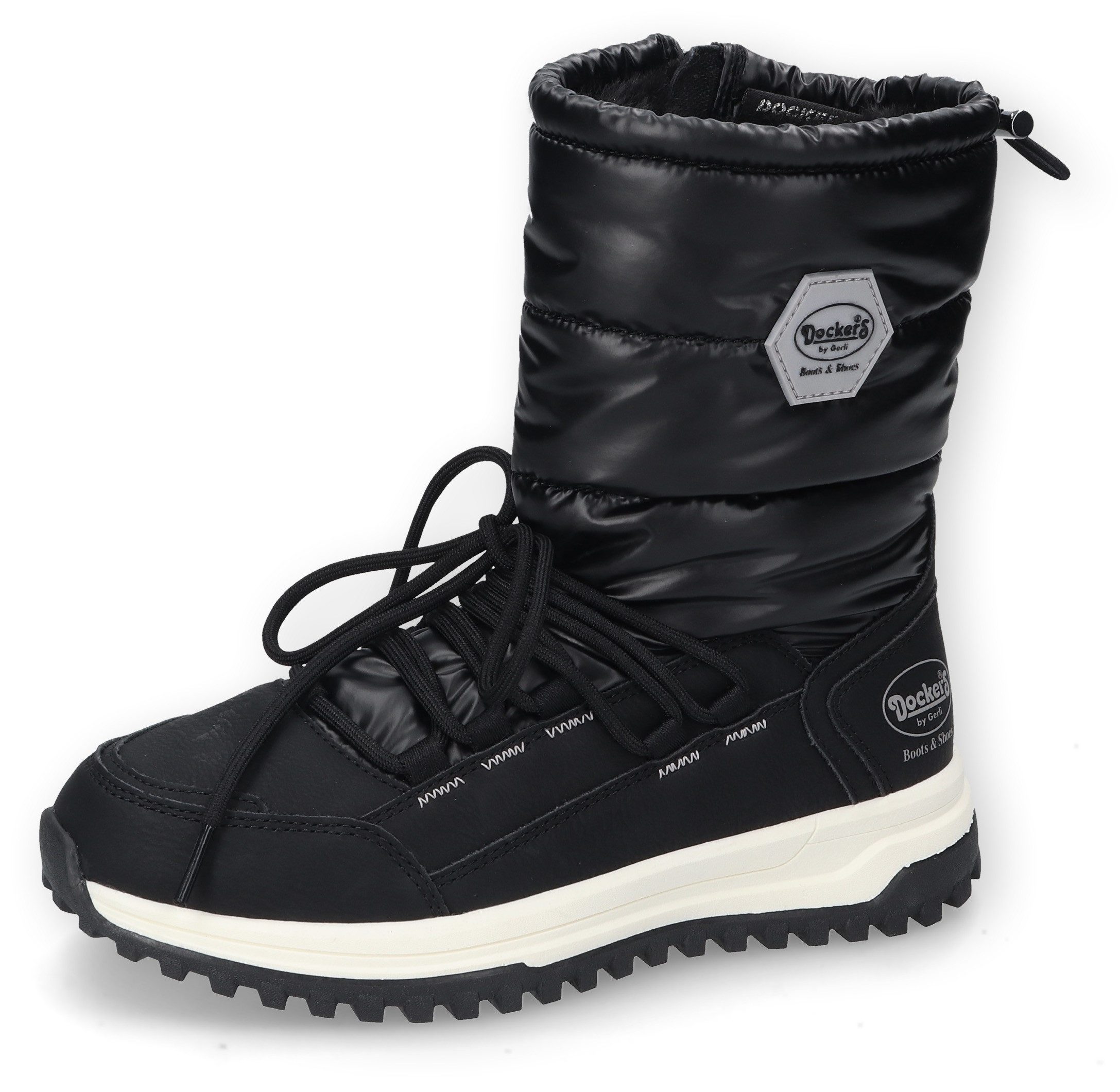Dockers by Gerli Winterboots Snowboots Winterstiefel Schnurstiefel mit Warmfutter