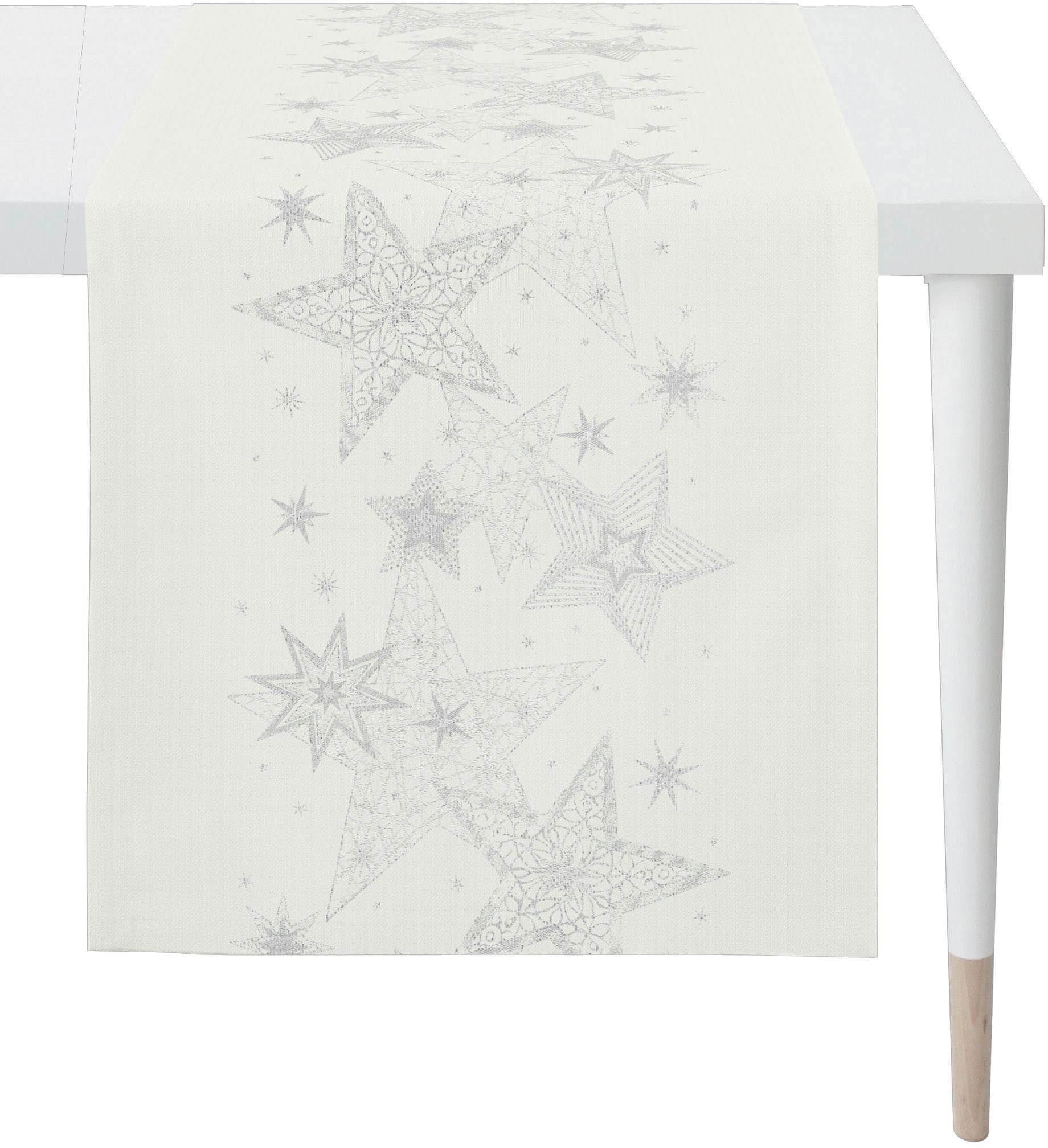 APELT Вузькі скатертини 6303 CHRISTMAS GLAM, Weihnachtsdeko, Weihnachten (1-tlg), Lurex-Jacquardgewebe