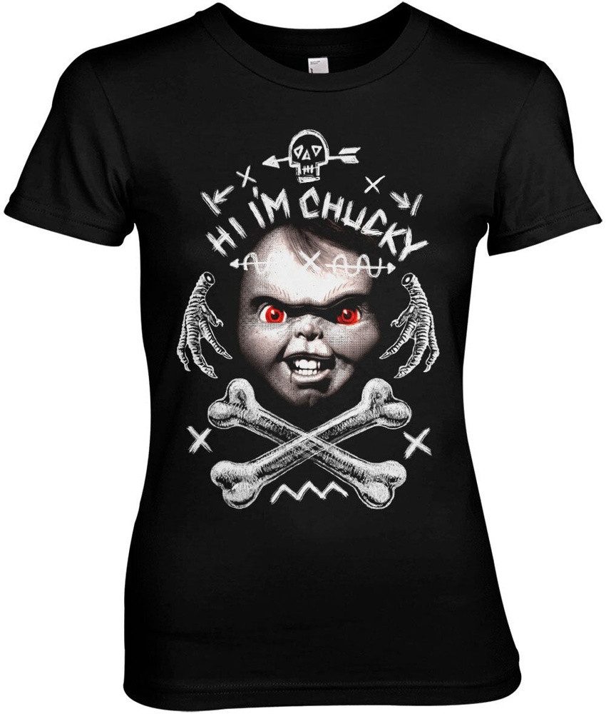Chucky T-Shirt Hi I'm Chucky Girly Tee