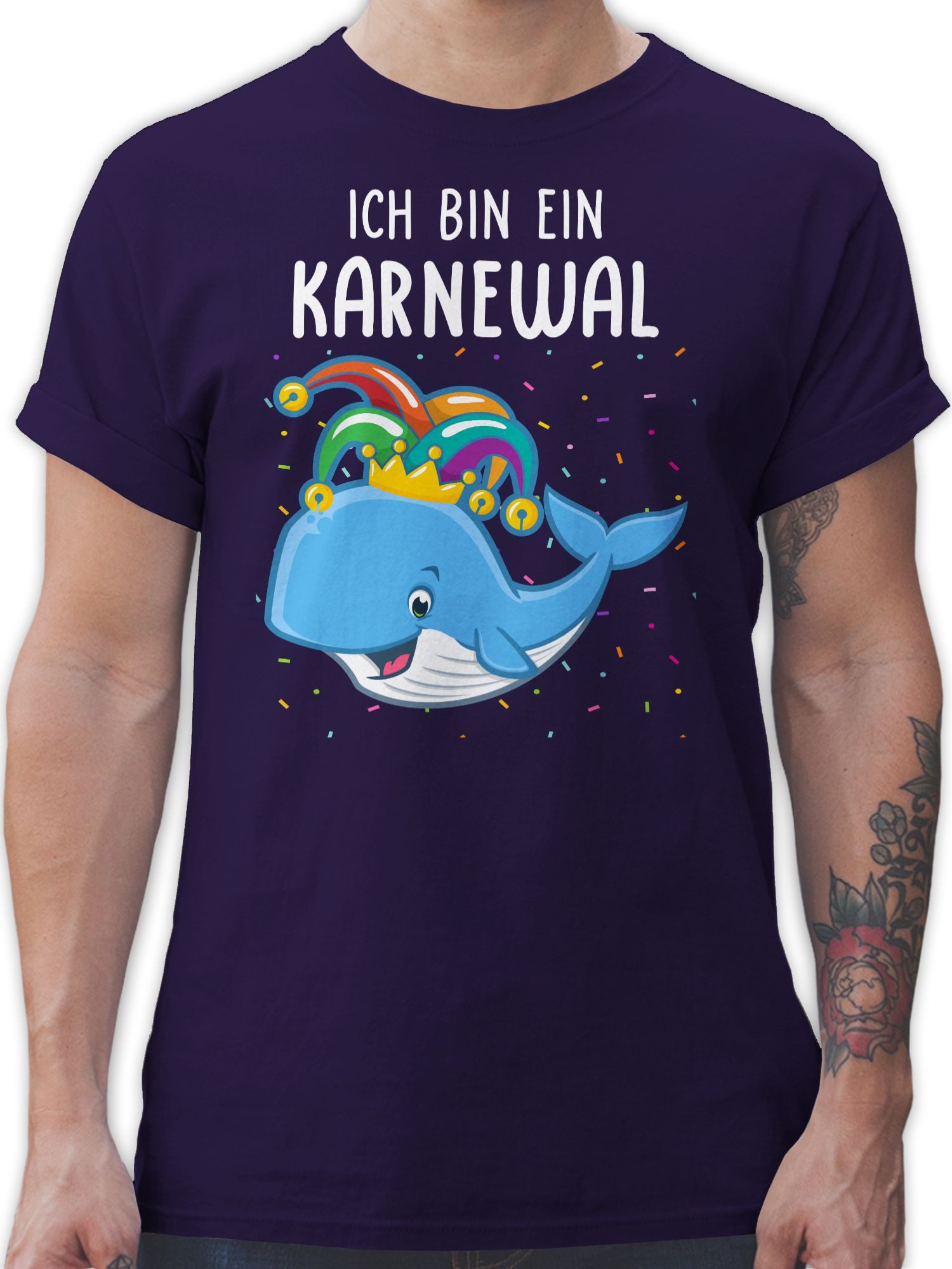 T-Shirt Karnewal Kostüm Fasching I Karneval I Fastnacht I Ich bin ein Karnewal