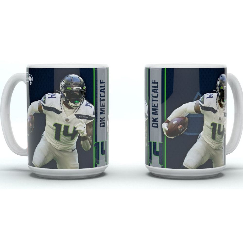 Seattle Seahawks Becher Seattle Seahawks Jumbo Mug Motion "METCALF", Keramik