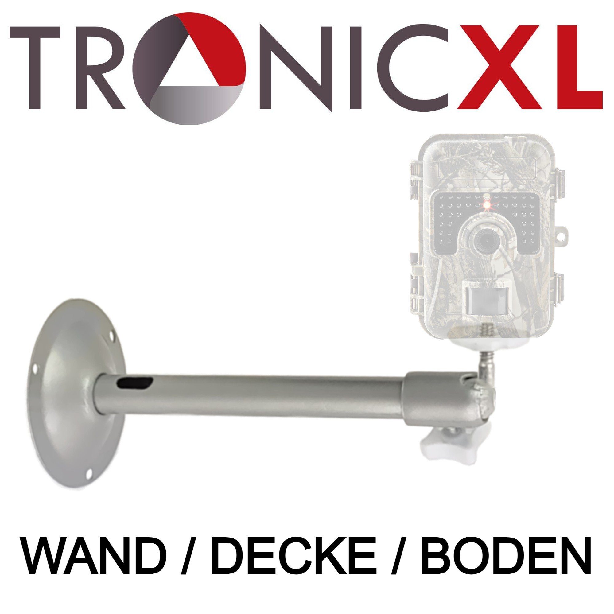 TronicXL Überwachungskamera-Halterung Wandhalterung Deckenhalterung für Wildkamera Wandhalter Wand Halterung