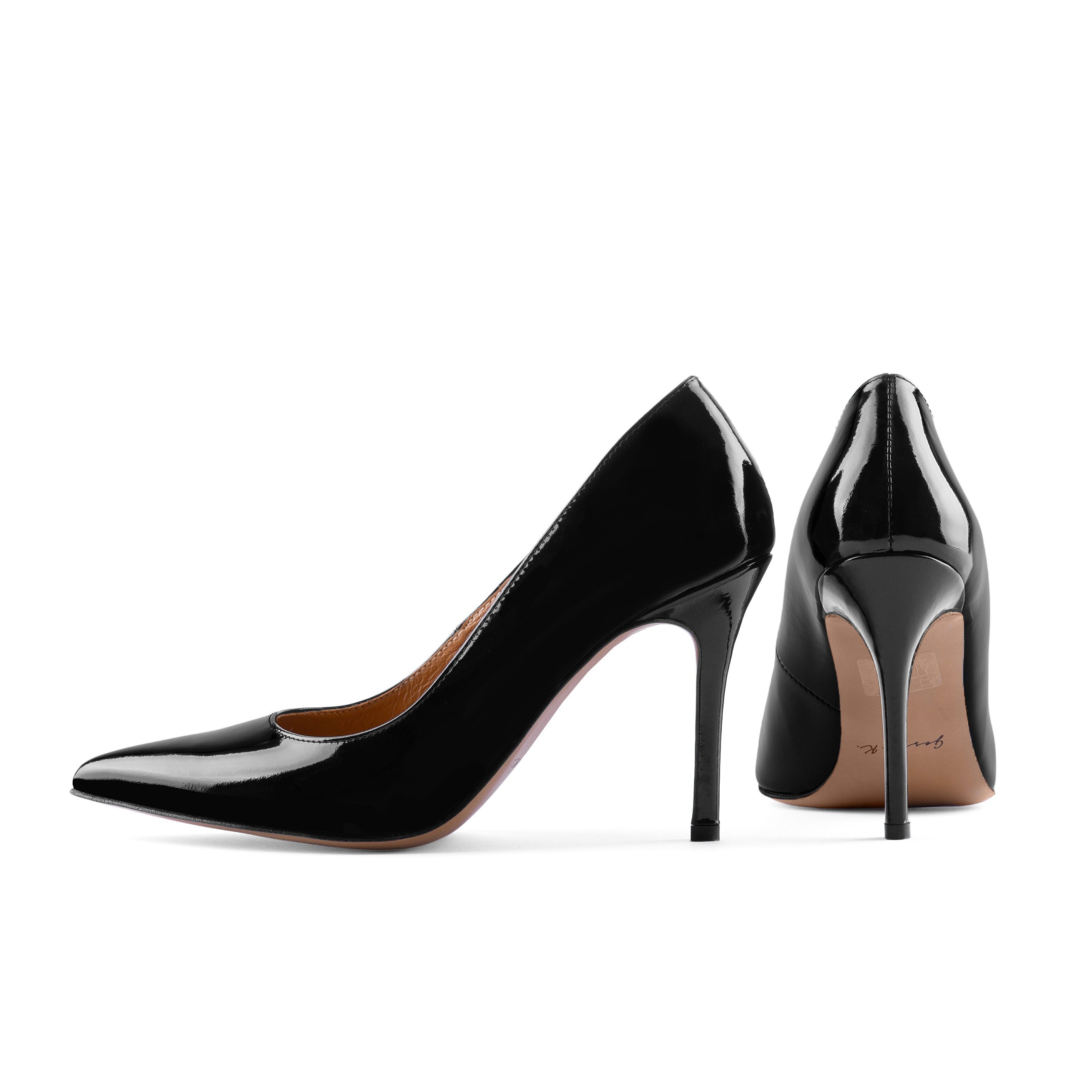 GosiaK. "Louis" High-Heel-Pumps aus echtem Leder, Made in EU