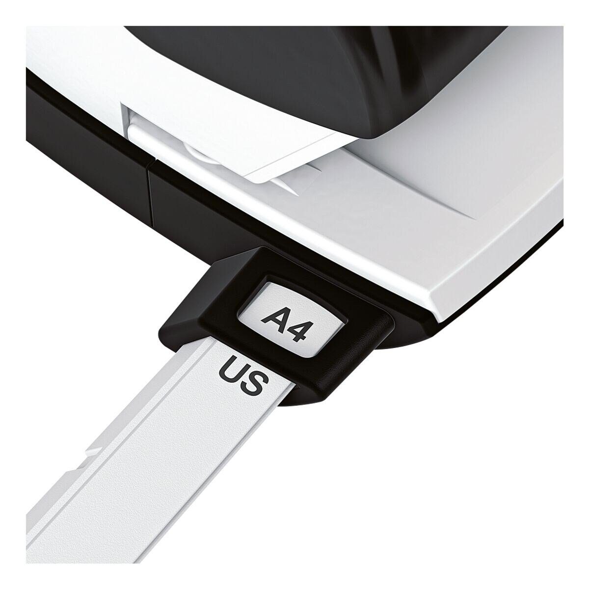 LEITZ Lochstanzer 5008 NeXXt, 2-fach bis 30 Blatt, für A4, A5, A6, 8x8x8 cm, US, Folio