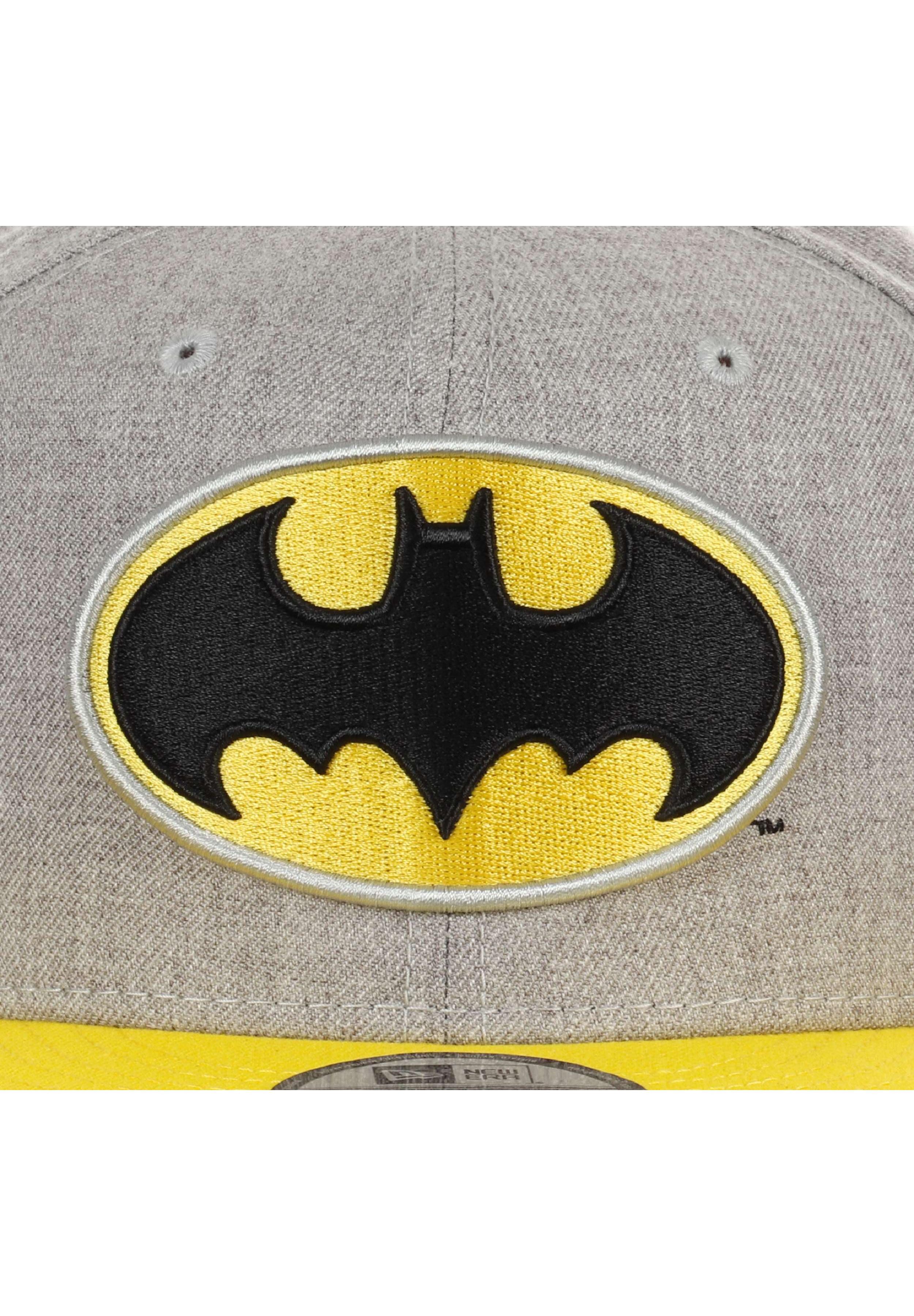 New Era Snapback Cap Batman DC Two Tone Grau Gelb Verstellbare 9Fifty Snapback Cap New Era (1-St)