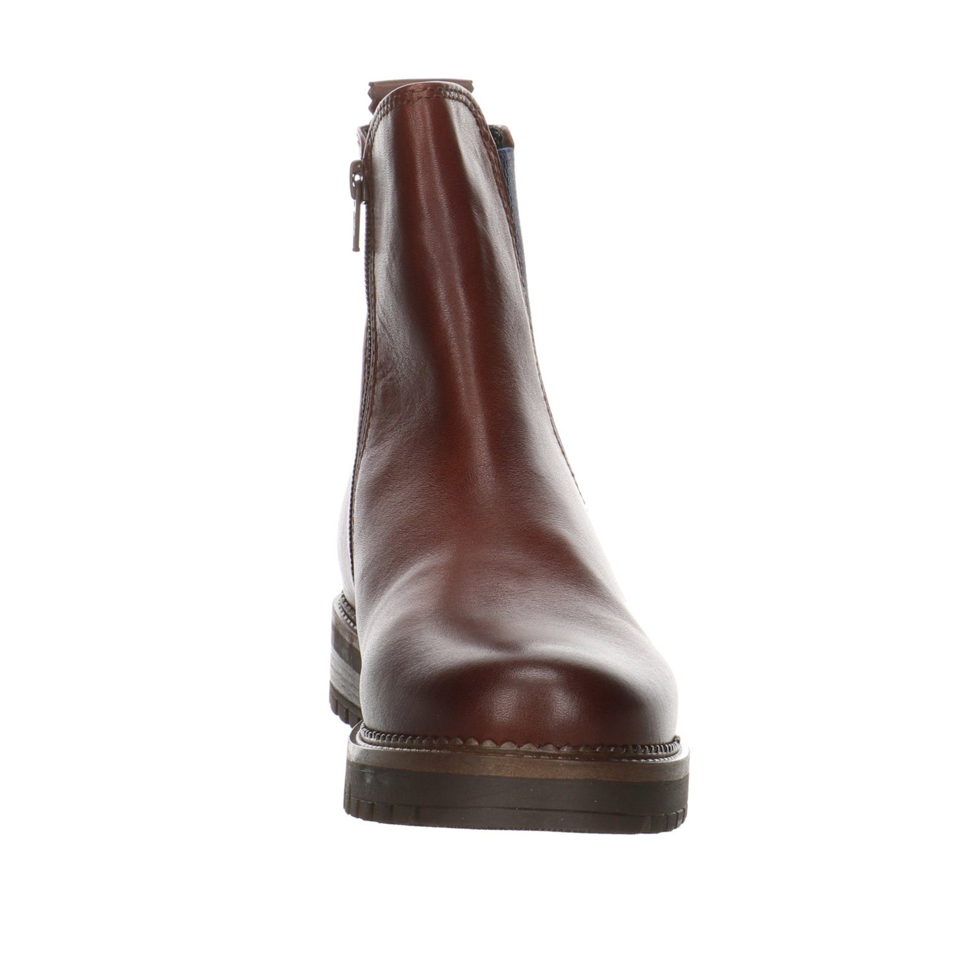 Gabor Damen Stiefel Schuhe Chelsea Leder-/Textilkombination (river) Boots Stiefel sattel