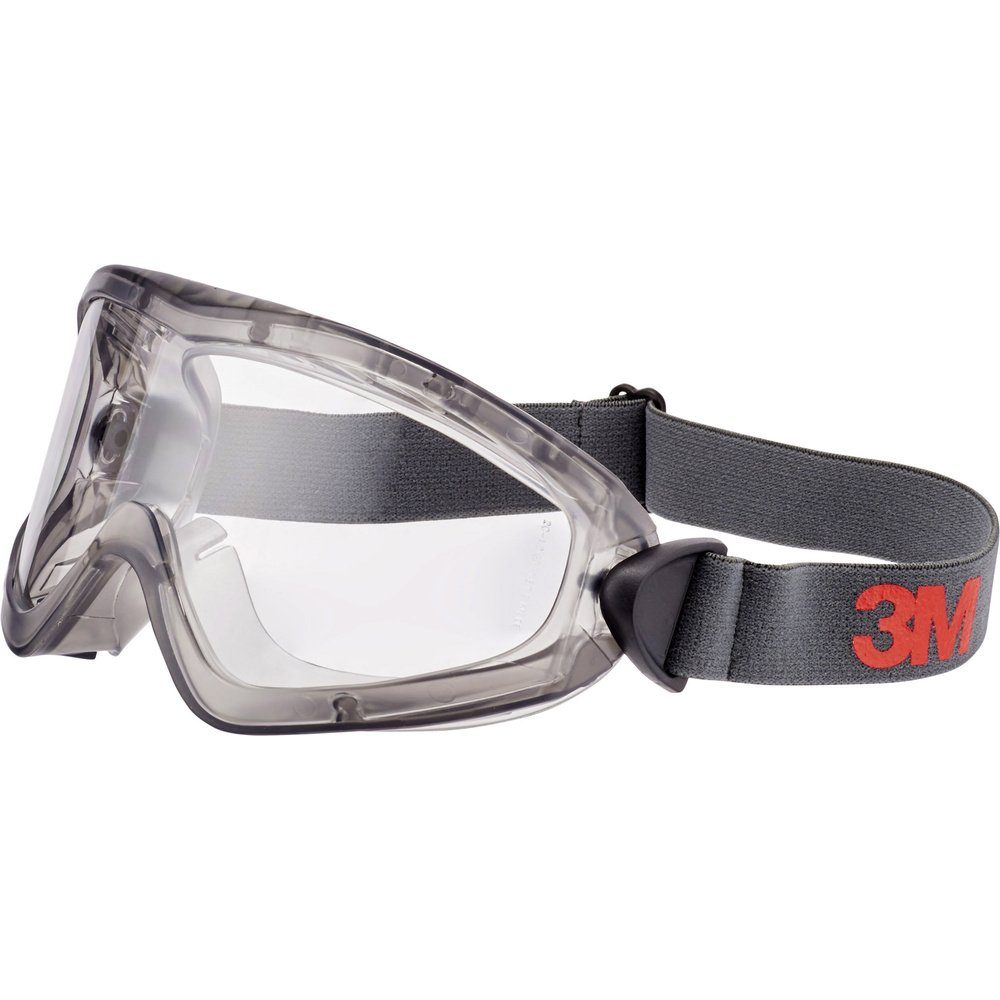 3M Arbeitsschutzbrille 3M 2891-SG Vollsichtbrille mit Antibeschlag-Schutz Grau