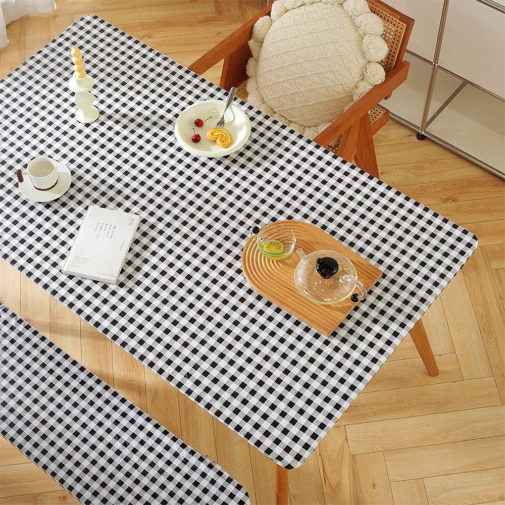 Küche Terrasse abwischbar elastische für Outdoor Tischdecke Esszimmer FELIXLEO Tischdecke