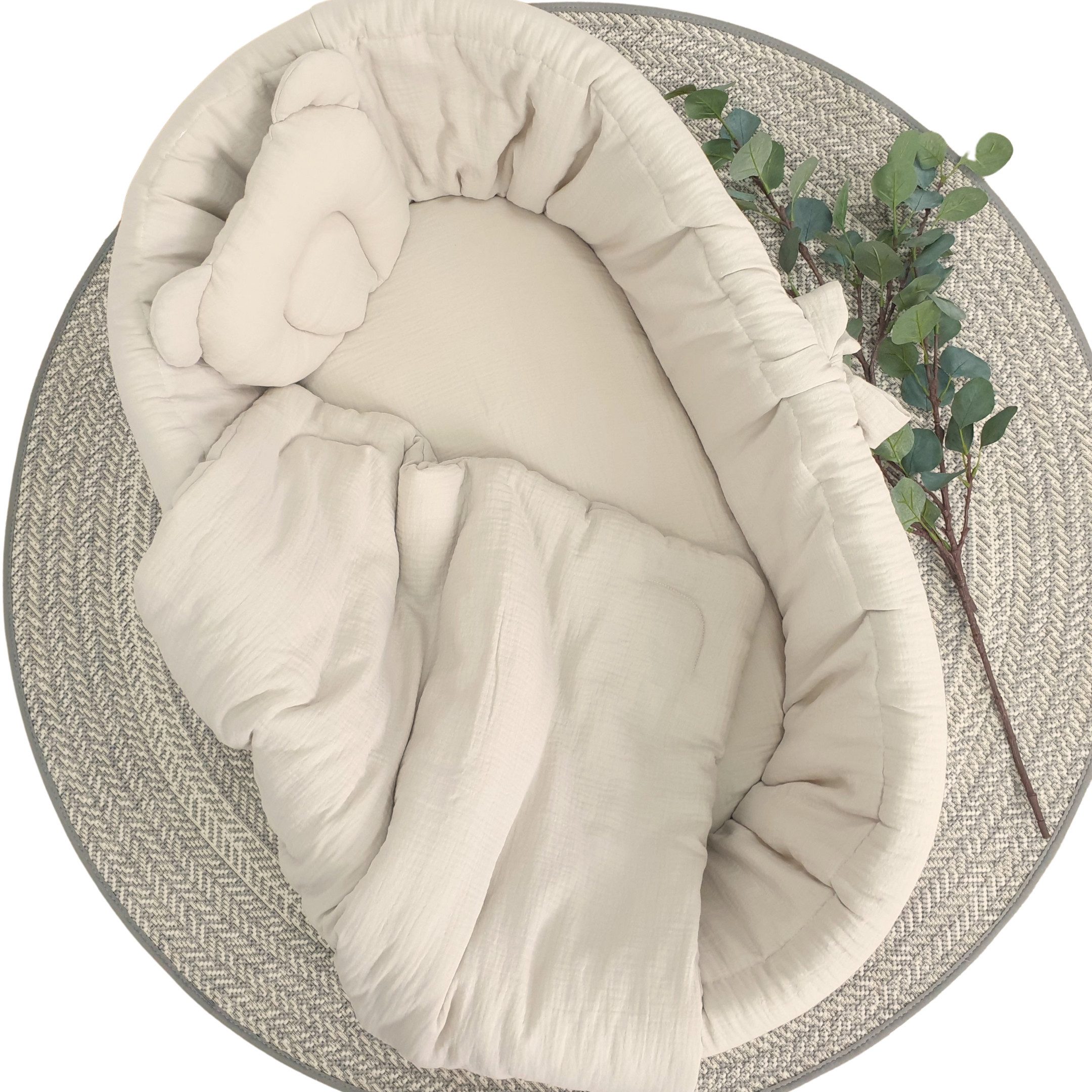 Babymajawelt Babybettwäsche MUSSELIN Ersatz Bett Set günstig online kaufen