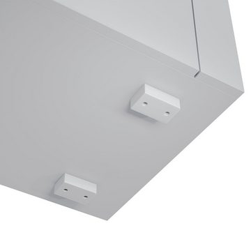 SONNI TV-Schrank TV-Schränke mit LED Beleuchtung Weiß Hochglanz 155x40x45cm/122x40x45cm TV Lowboard, Unterschrank, Fernsehschrank, tv schrank in wohnzimmer