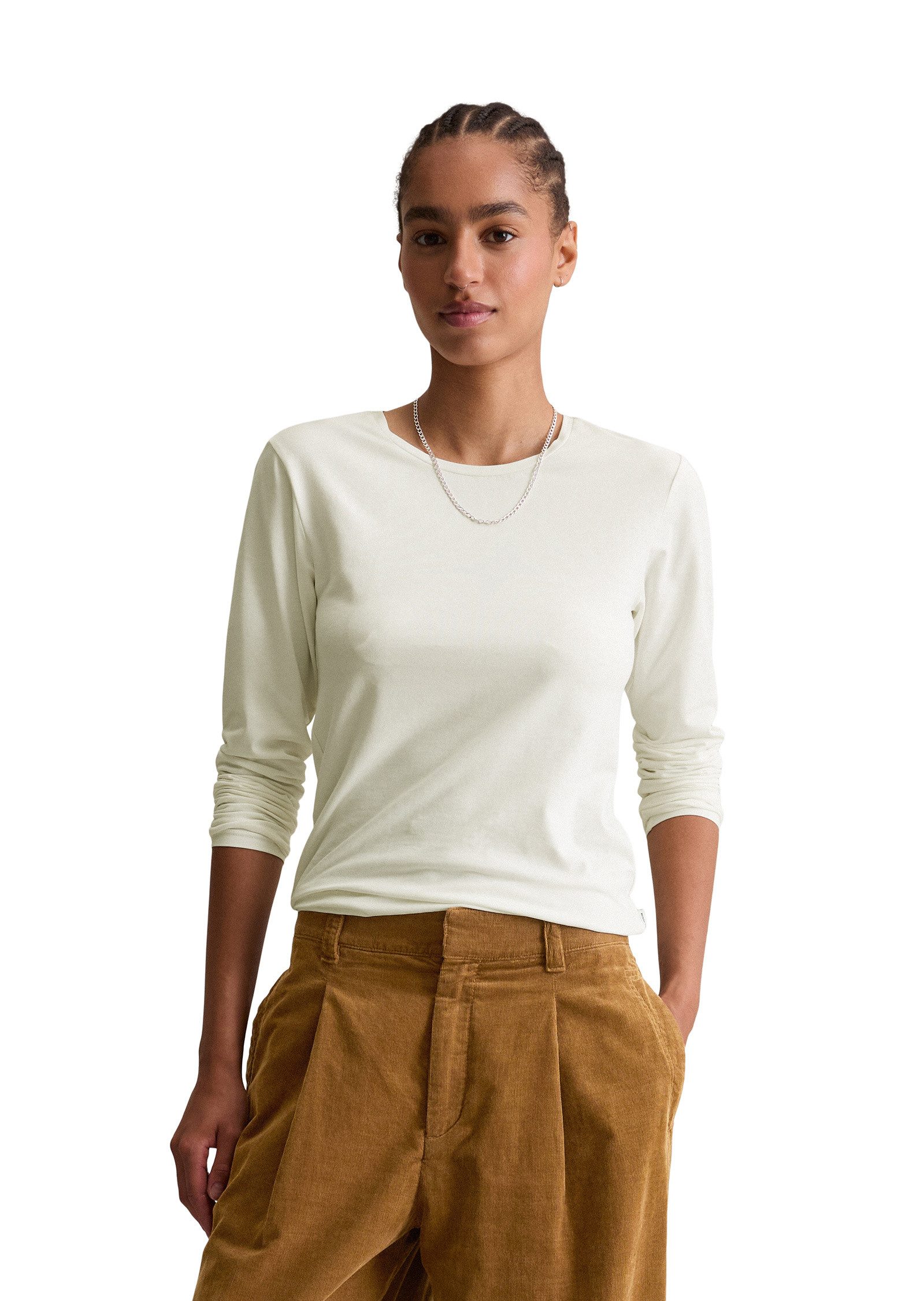 Marc O'Polo DENIM Langarmshirt aus softem günstig online kaufen