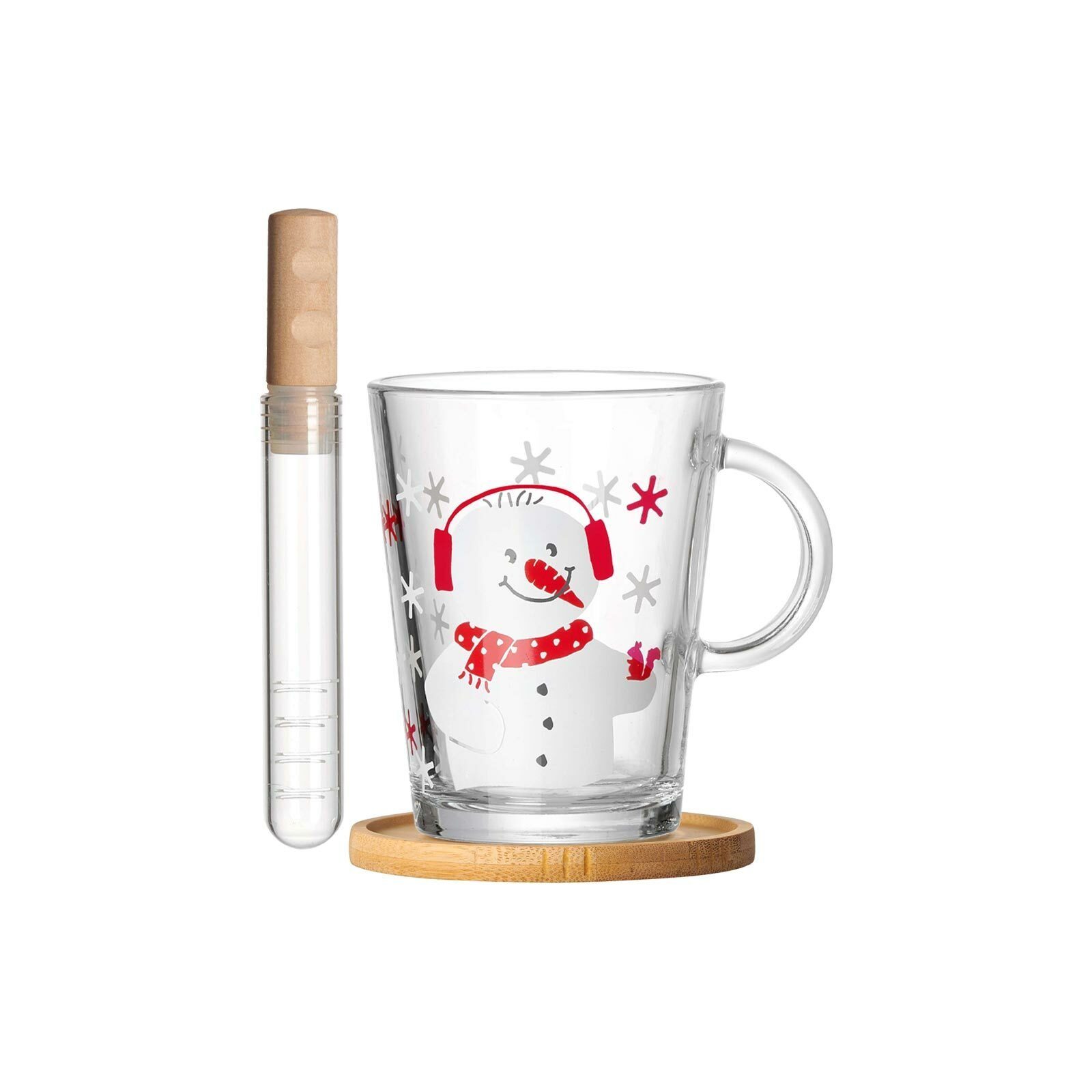 Ritzenhoff & Breker Tasse »Tipsy Frosty Teeglas + Untersetzer + Teesieb