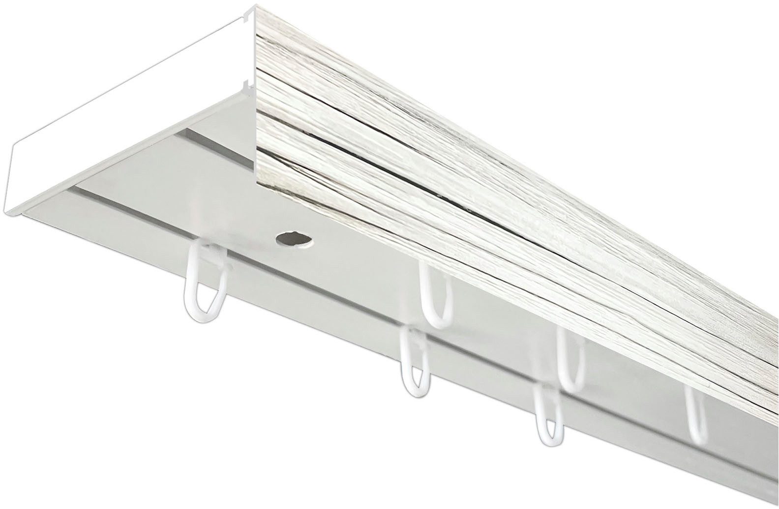 SN DECO GROUP Gardinenschiene Vorhangschiene SH mit Blende, 2-läufig, Fixma günstig online kaufen