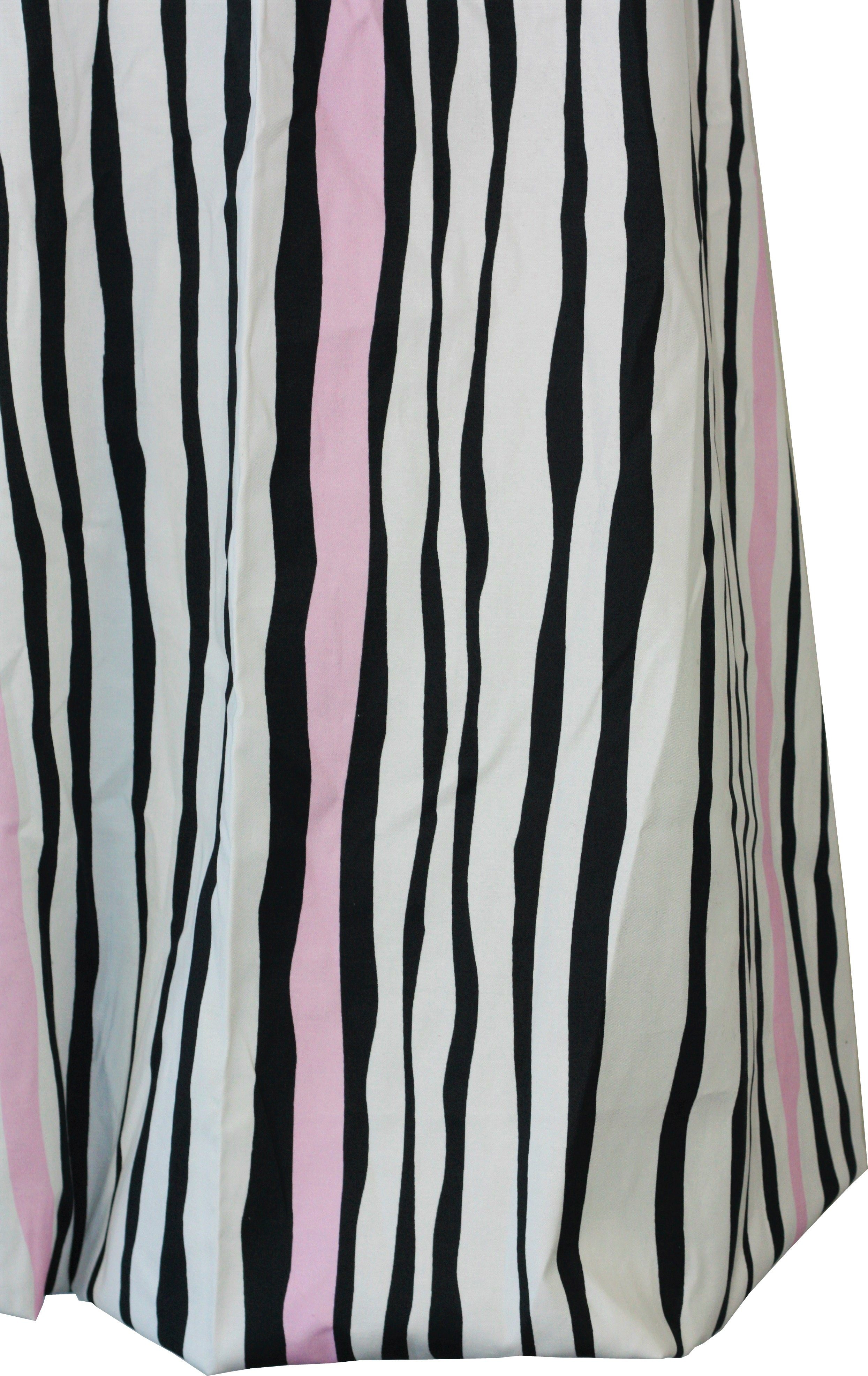 dunkle design Ballonrock Maxirock Baumwolle Avant Garde Schwarz Weiß Bund aus Jersey