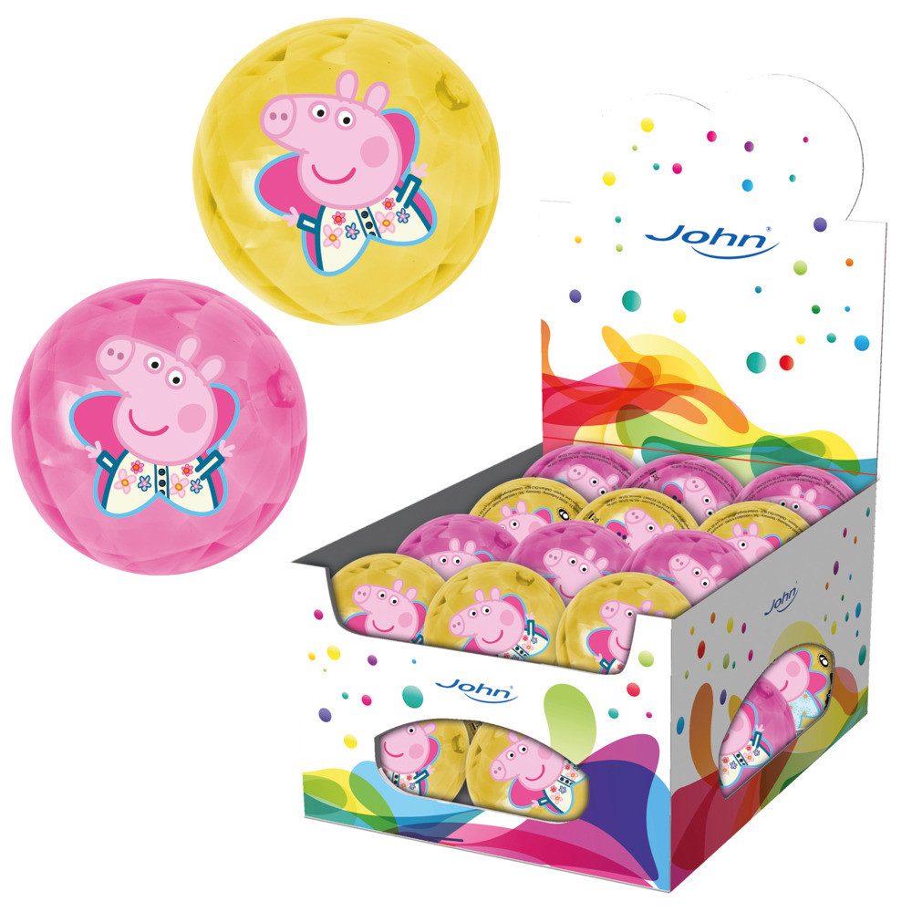 Spielball John Ball Peppa Pig Light Up Ø10cm sortiert