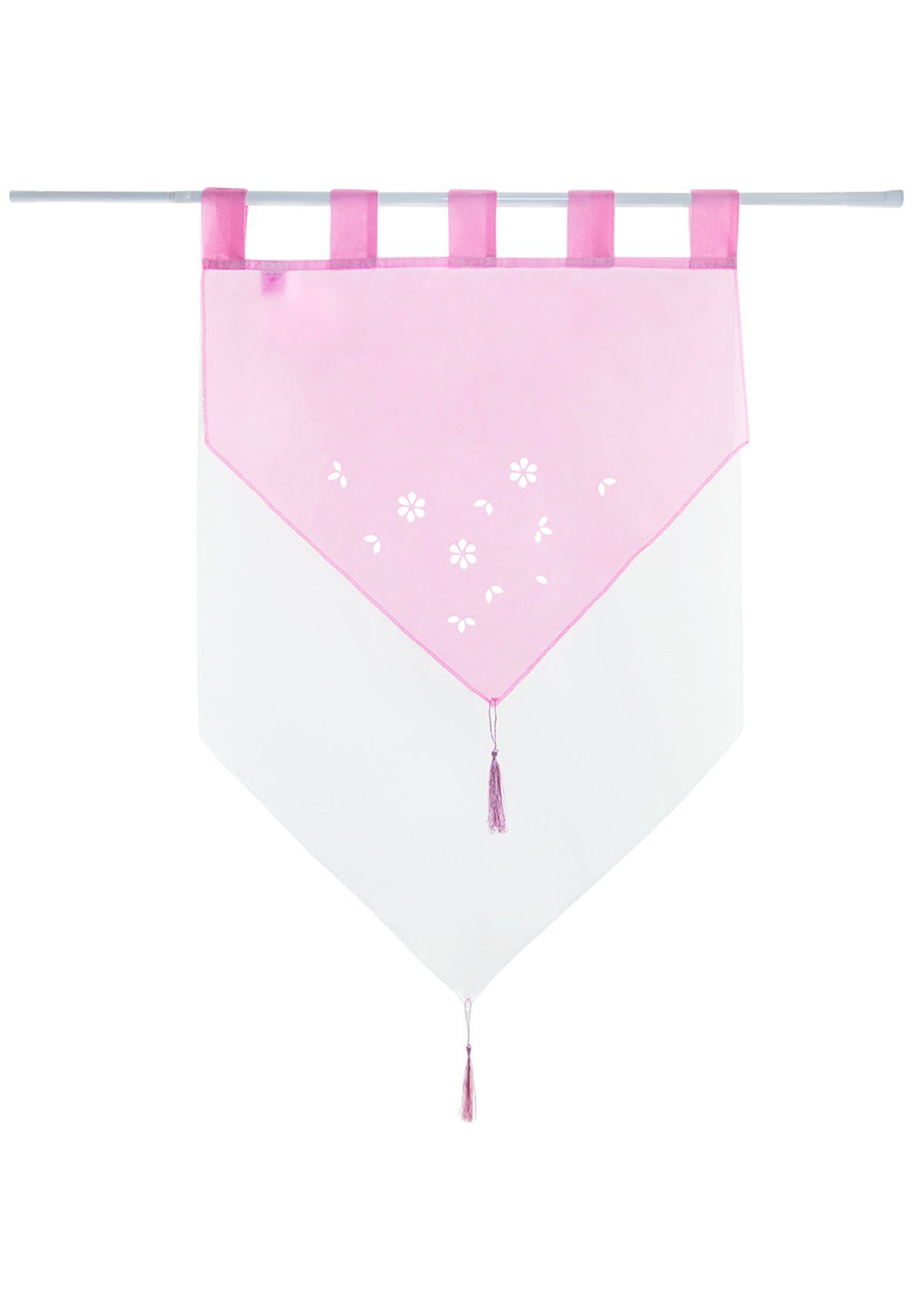 Gardinenbox Scheibengardine (1 St), Schlaufen, transparent, günstig online kaufen