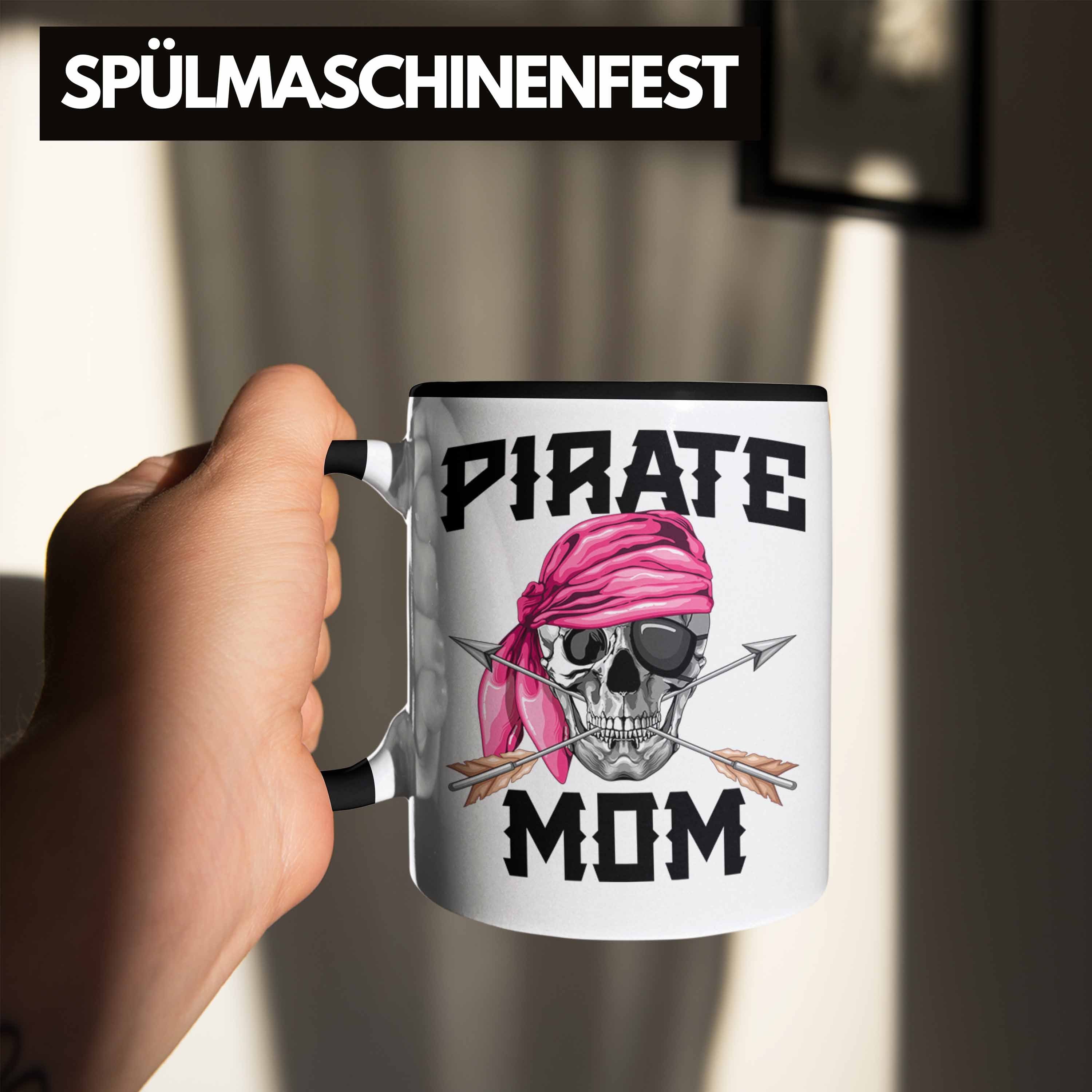 Pirate Piraten Trendation für Mutter Muttertag eine Schwarz Tasse Geschenk Tasse Mom