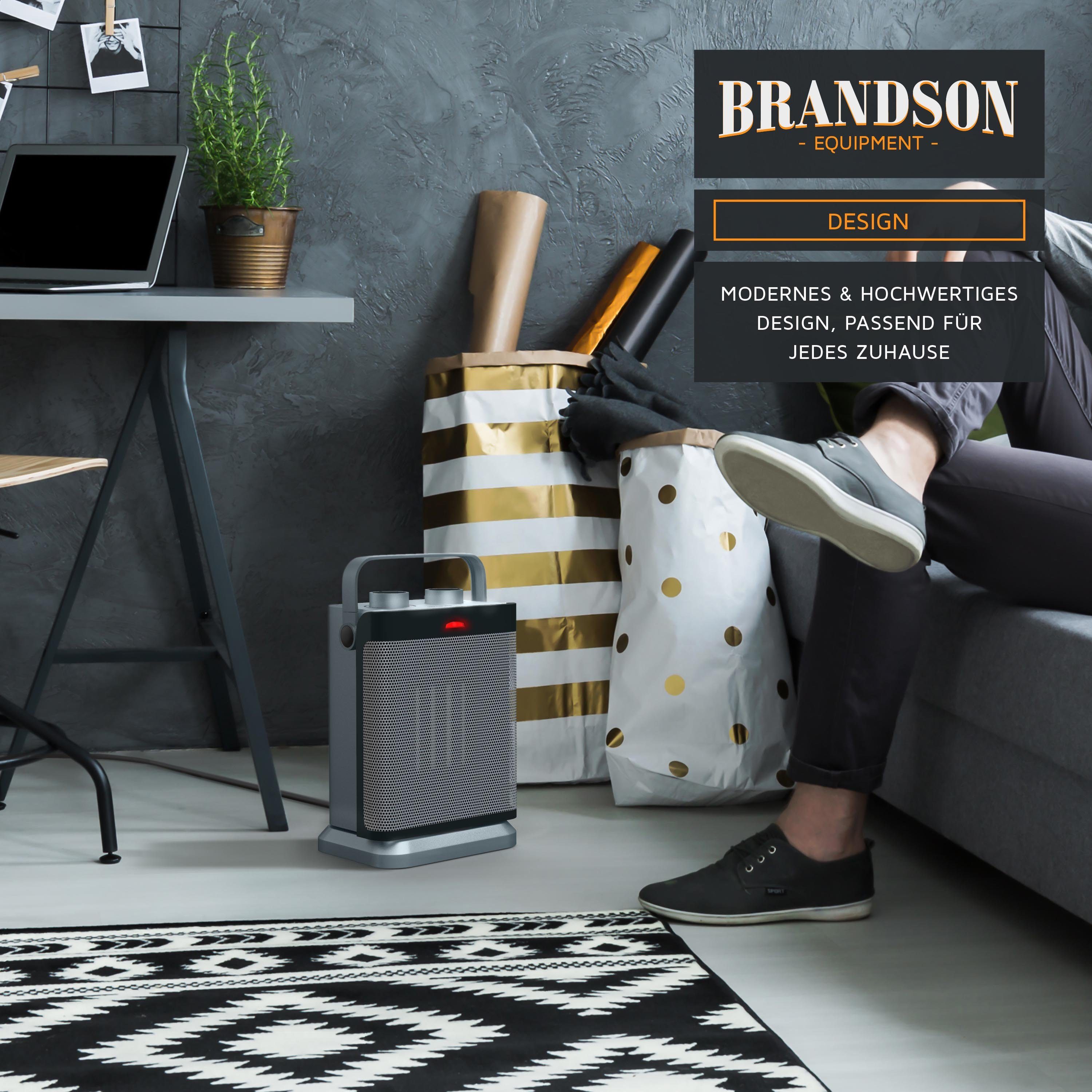 Brandson Keramikheizlüfter, 1800 W, Badezimmer Keramikheizgerät günstig online kaufen