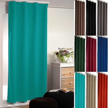 Vorhang, Bestlivings, Kräuselband (1 St), verdunkelnd, Verdunkelung, Vorhang Verdunkelung mit Kräuselband, in vielen Farben und Größen
