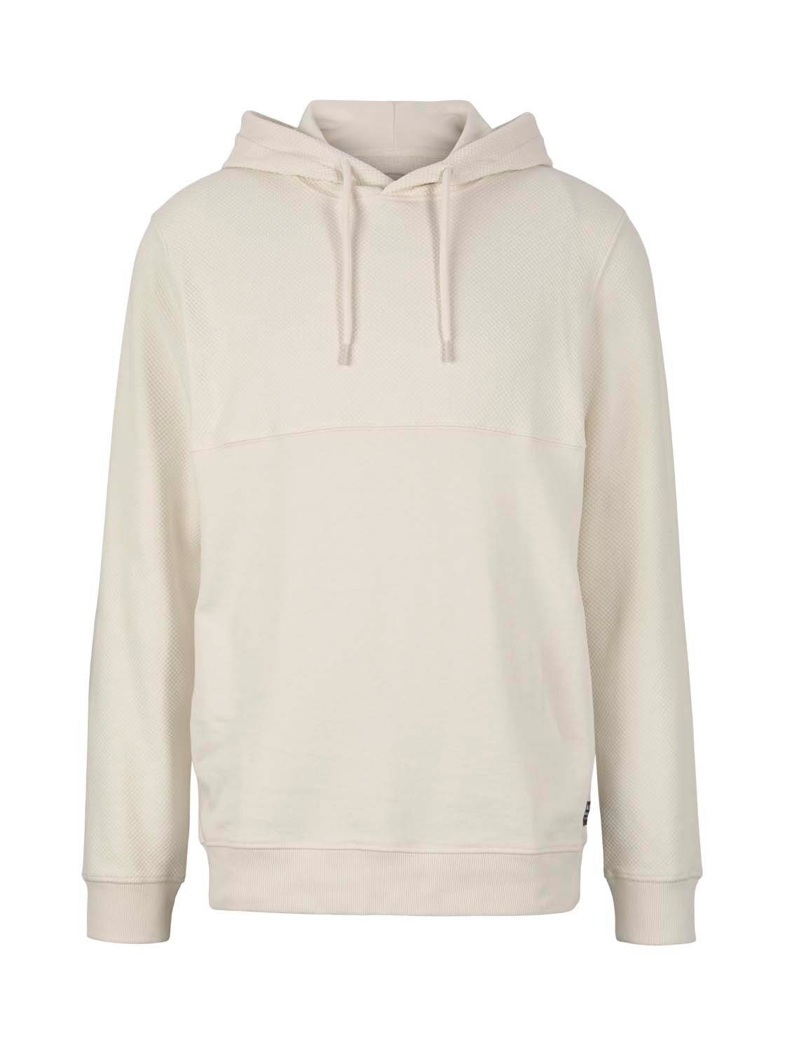 TOM TAILOR Denim Hoodie Structure Hoody mit Kapuze