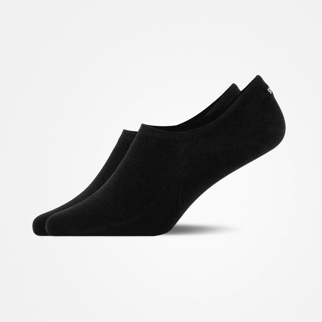SNOCKS Socken Invisible Socks 2er Set black