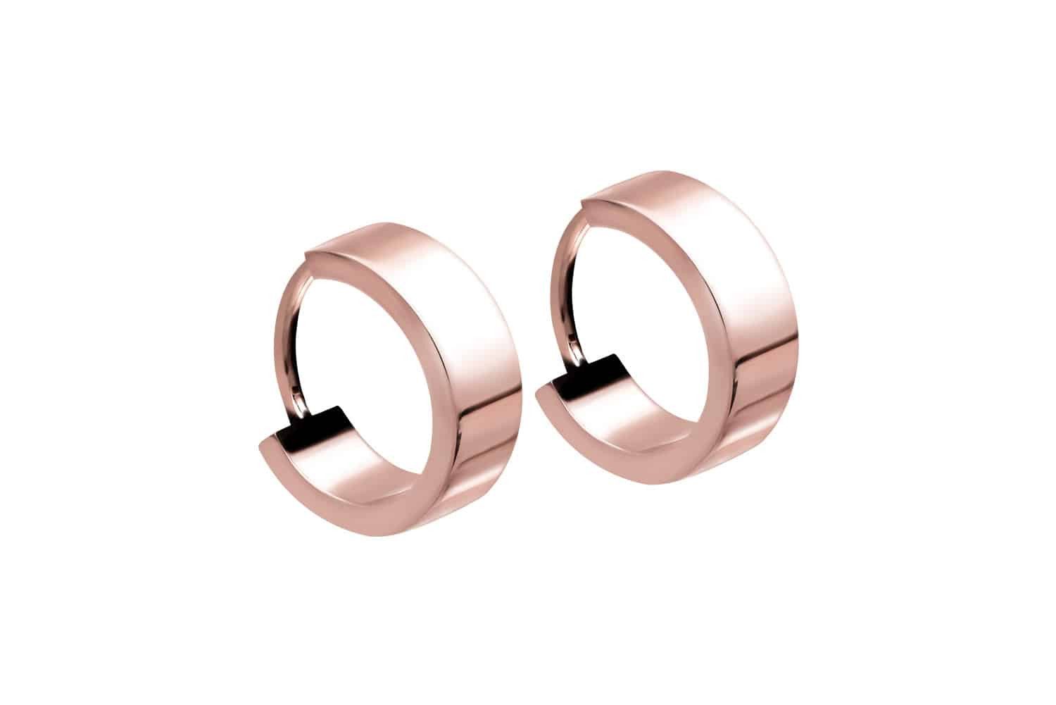 FILANGO Creolen-Set Titan Ohrclicker Creolen (Creolen günstig online kaufen