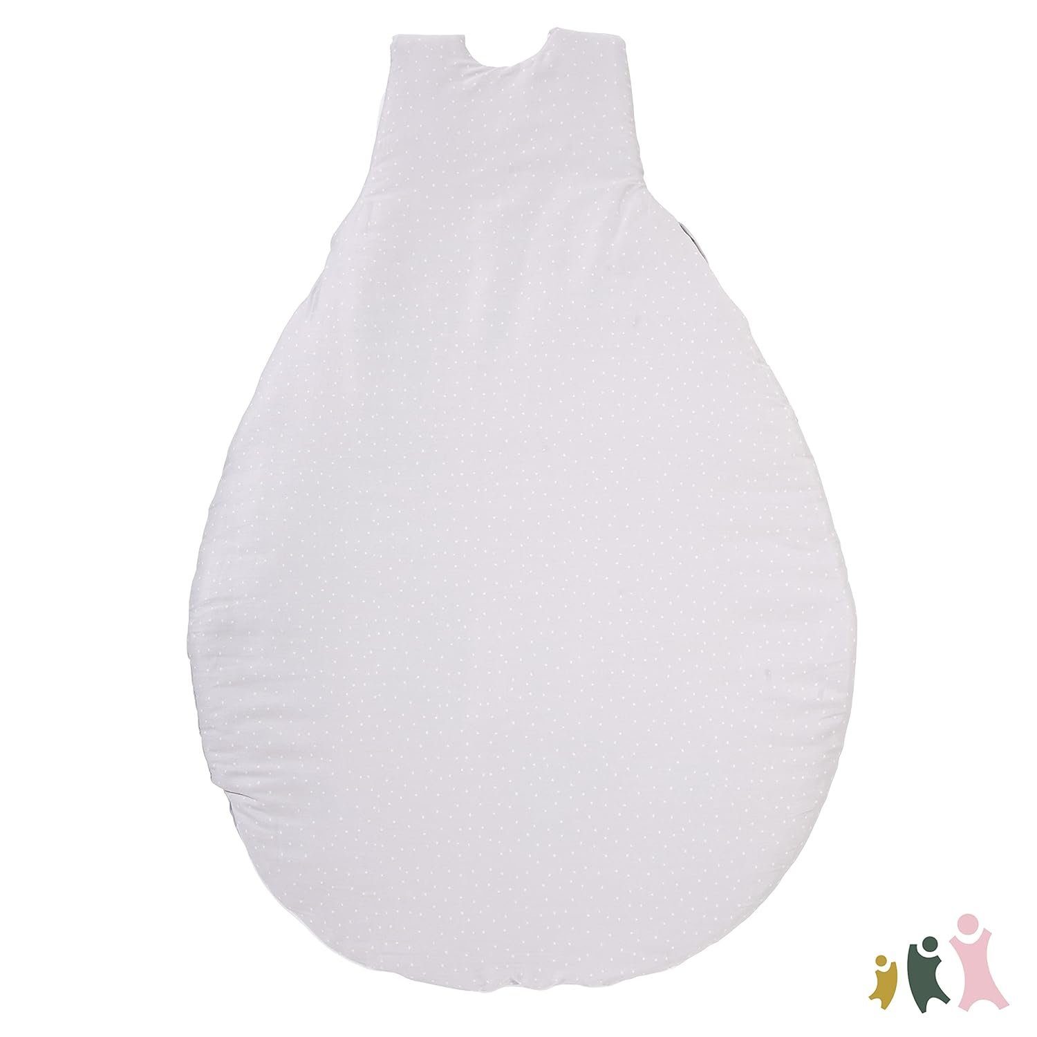 Geuther Babyschlafsack Geuther Bio Schlafsack Sprinkled Grey, Gr. 74-80. (1x Schlafsack, Babyschlafsack), Geuther 4123 Babyschlafsack: Bio-Baumwolle, Top-Qualität.