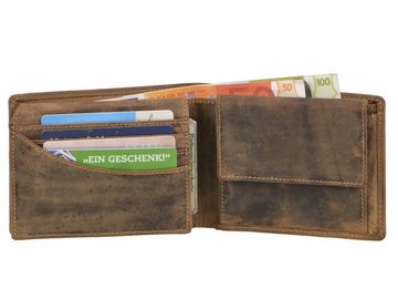 Greenburry Geldbörse Vintage Hunting, Lederbörse, Portemonnaie, Hirsch-Prägung