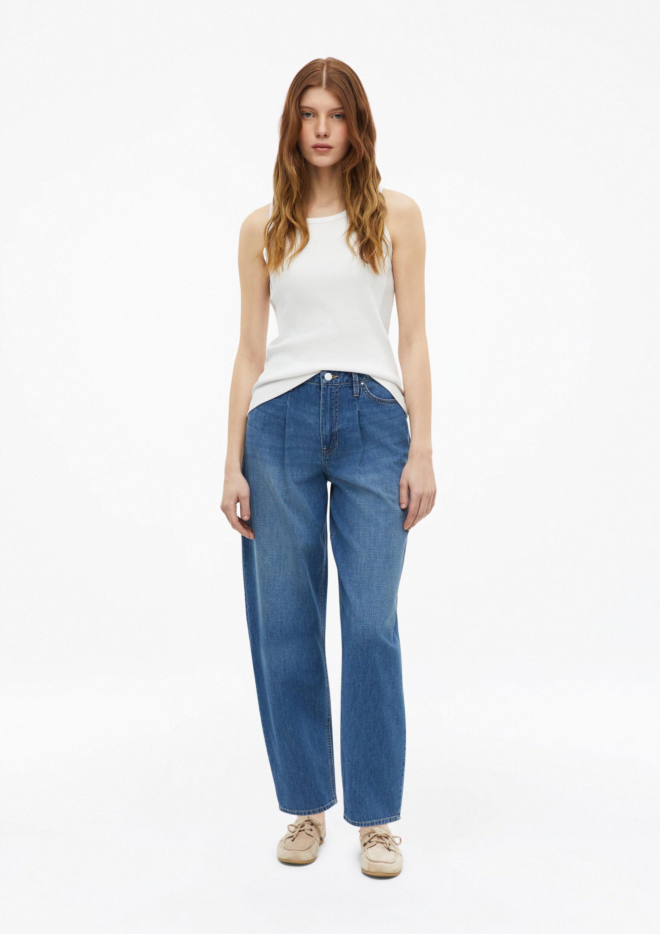 Weite Jeans Jeans-Hose