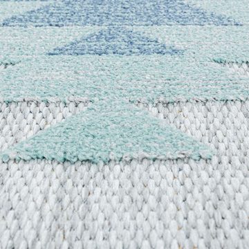 Teppich Outdoor Teppich Beatrice Blau, Teppich Boss, Läufer, Höhe: 10 mm